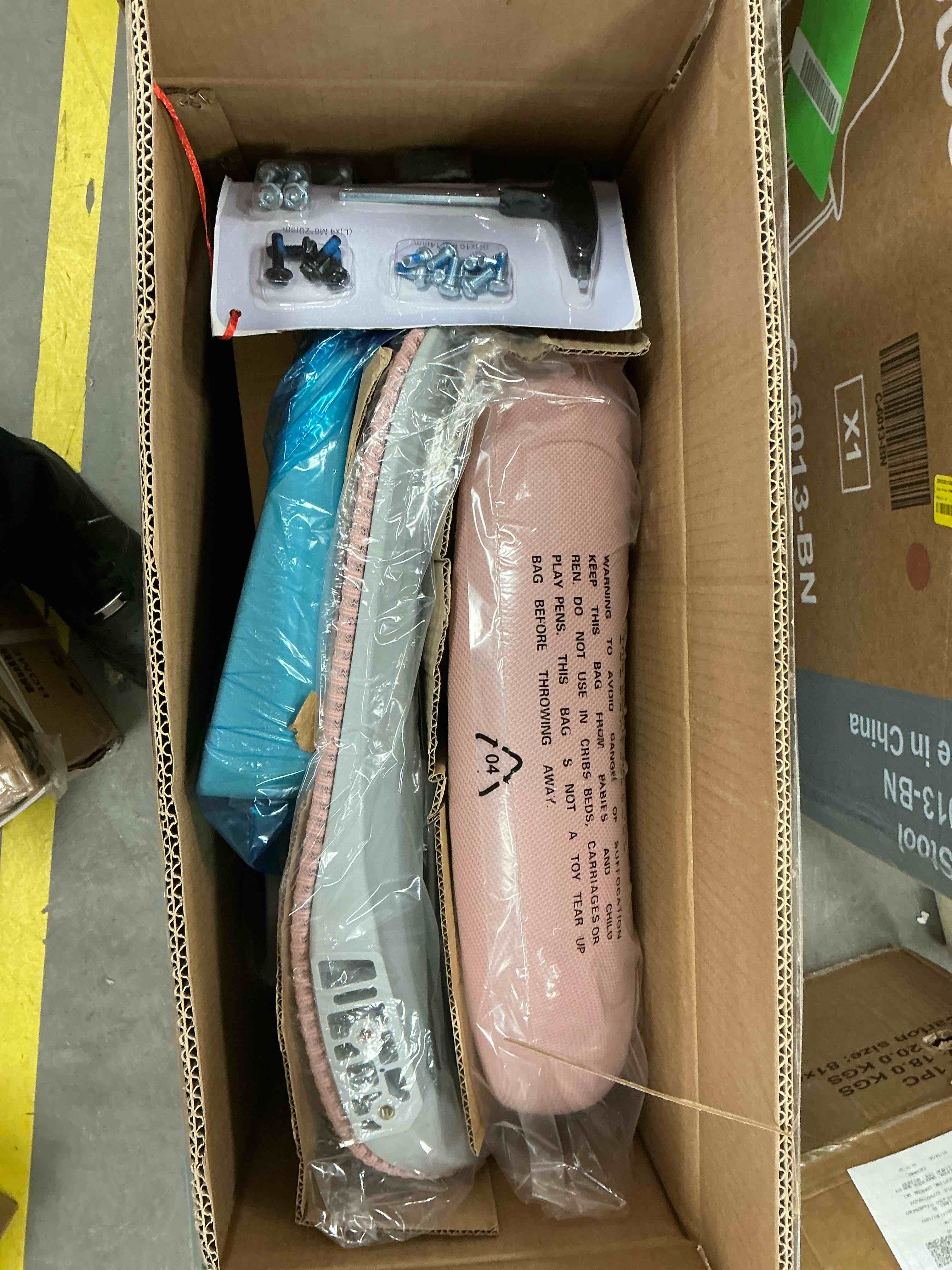 Condition photo showing New/Like New for edx Desk Chair with Ergonomic Lumbar Support for Home, Office, Bedroom, 250lbs, Pink