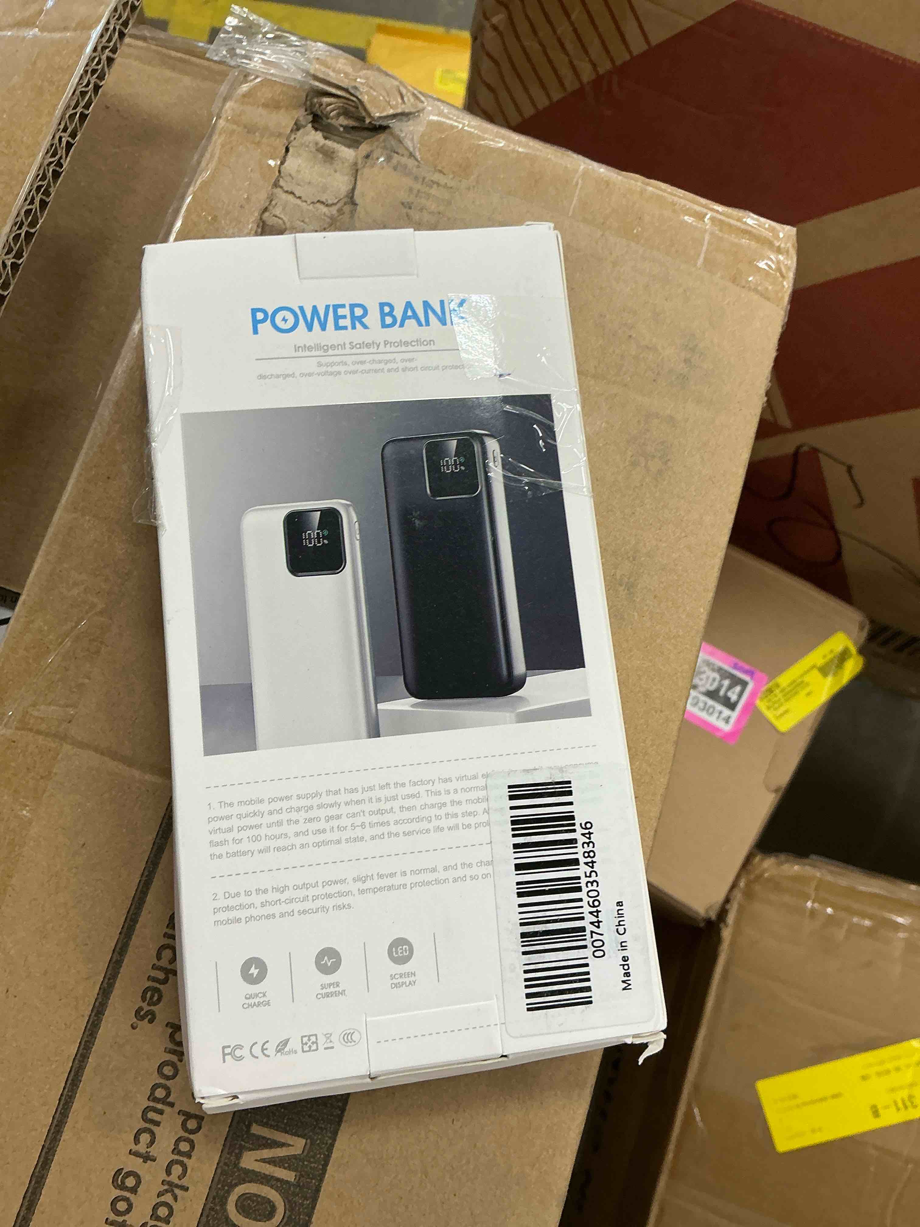 Condition photo showing New/Like New for OWNTECH 10000mAh Portable Charger Power Bank with Built in Cables 22.5W Fast Charging for iPhones, iPad, Samsung More Phones Tablets