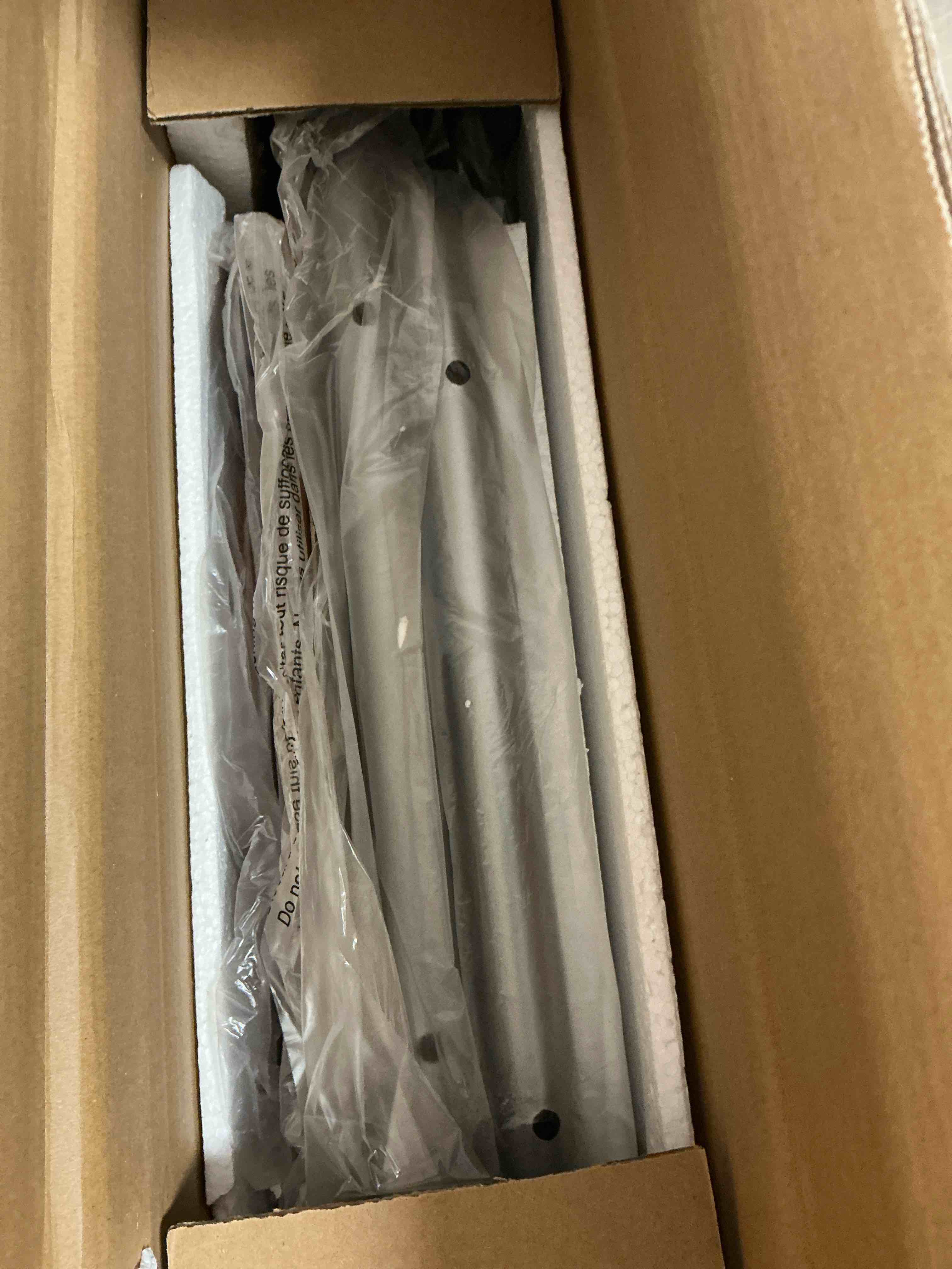 Condition photo showing New/Like New for Ktaxon 3-Piece Wooden Kitchen Dining Table Set Room Round Table and Chair Set Brown and Sliver