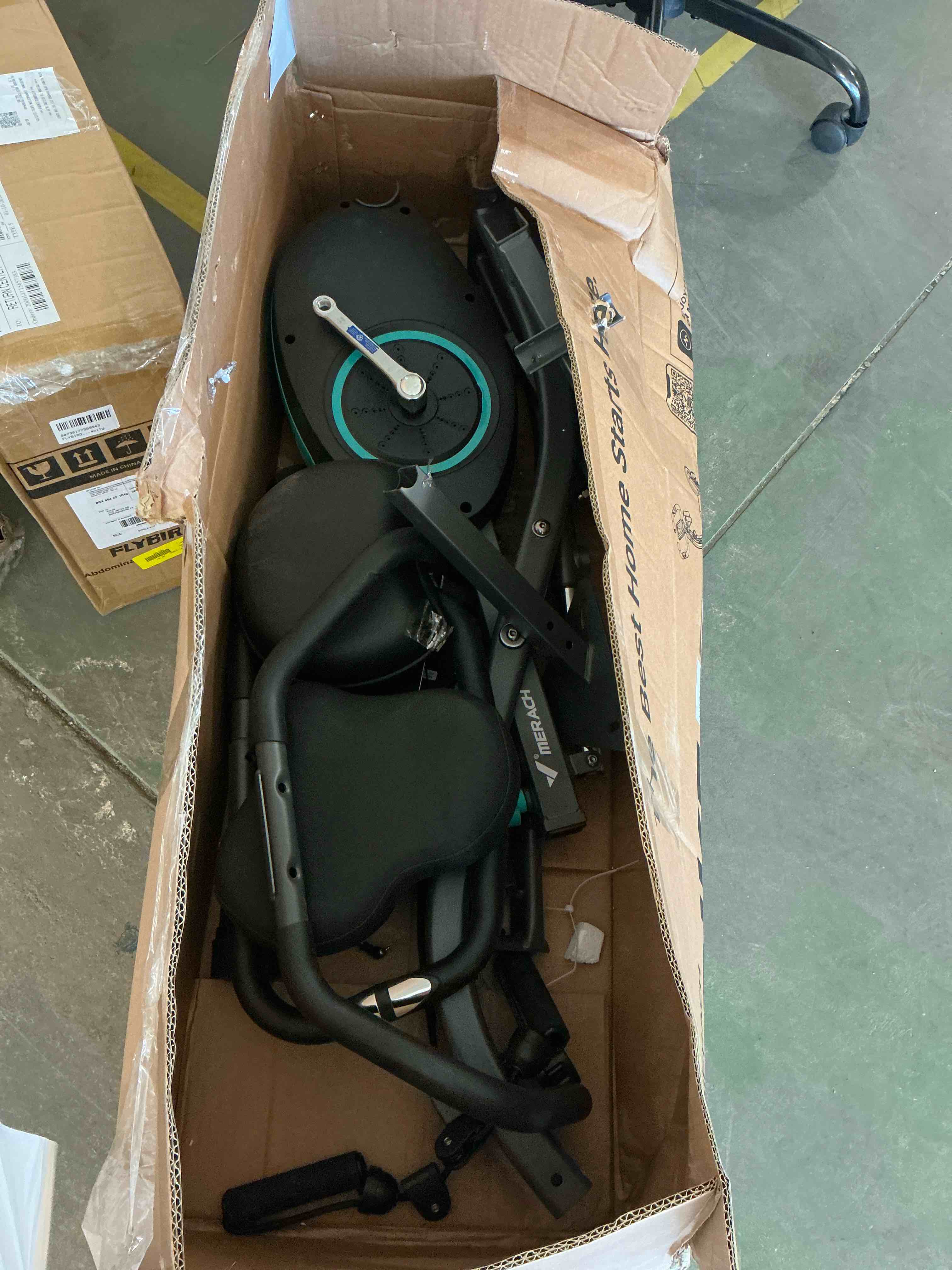 Condition photo showing Good Condition for MERACH 4-in-1 Exercise Bike Quiet Folding Magnetic Upright Bikes with Arm Resistance Bands Home Workout Use,16 Levels of Resistance
