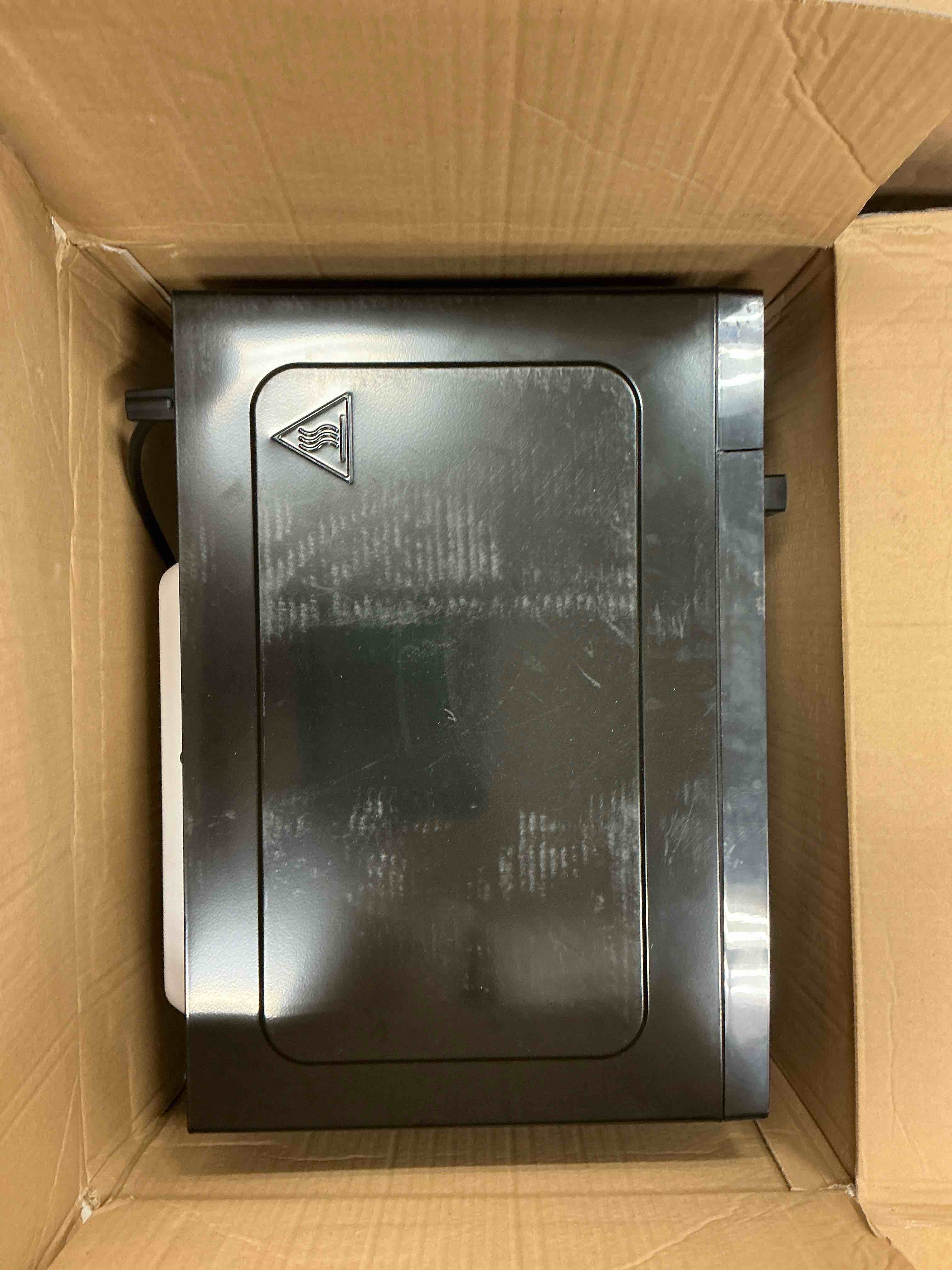 Condition photo showing Good Condition for Chefman Countertop Microwave Oven 1.1 Cu. Ft., 1000 Watts with 3 Presets and 10 Power Levels - Black
