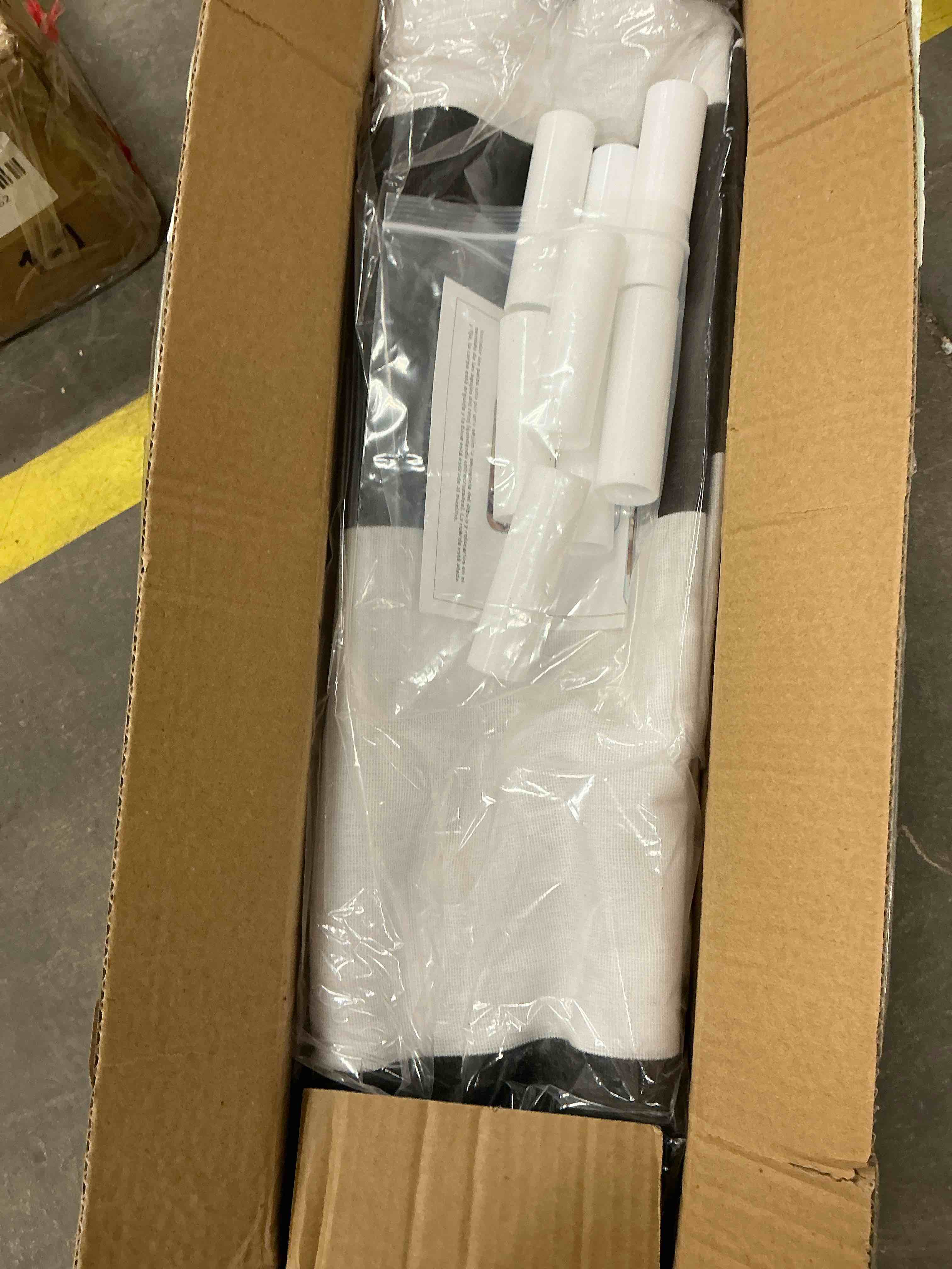 Condition photo showing New/Like New for BIGODY Teepee Tent for Kids, Washable Playhouse for Indoor Use, Ideal Play Tent for Girls and Boys, Stripe Black