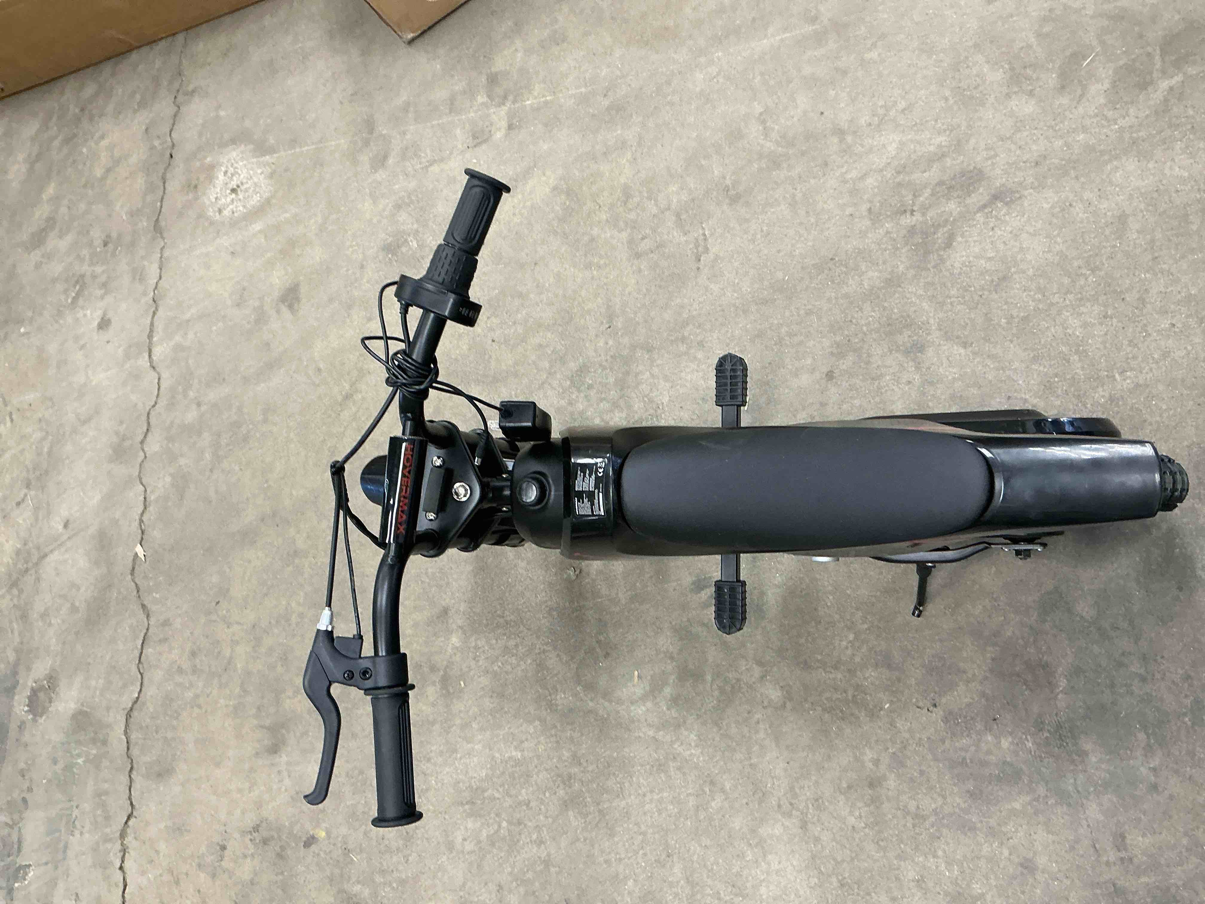 Condition photo showing As Is for HOVERMAX Electric Dirt Bike, 150W Electric Motorcycle 10MPH Max Speed, Ride On Toys motocross for Kids 