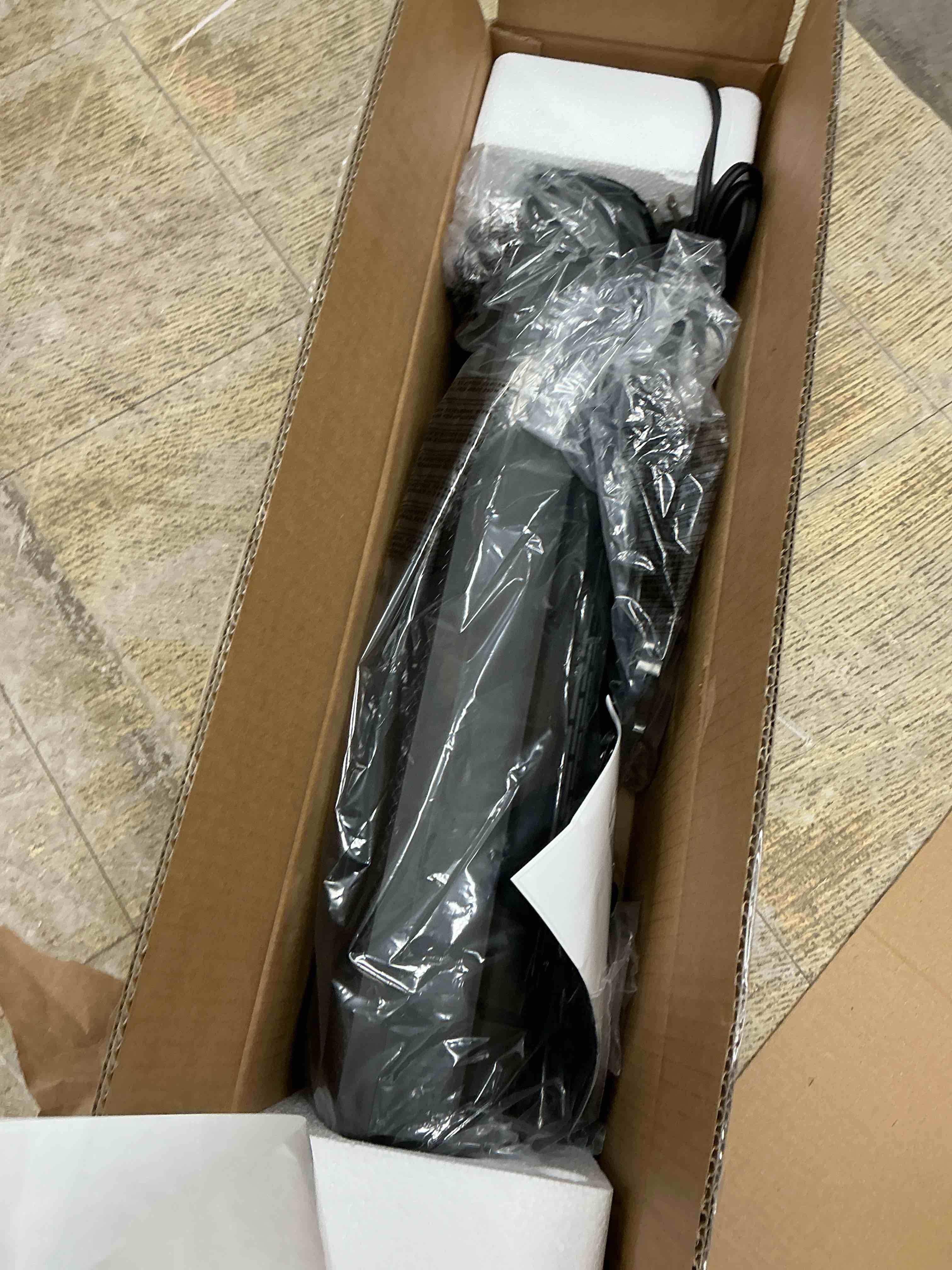 Condition photo showing New/Like New for EDX 1500W Space Heater for Indoor Use, 23" Electric Heater with 7 Light Colors, 70° Oscillation, Adjustable Thermostat & Remote, Tip-Over Protection, Black