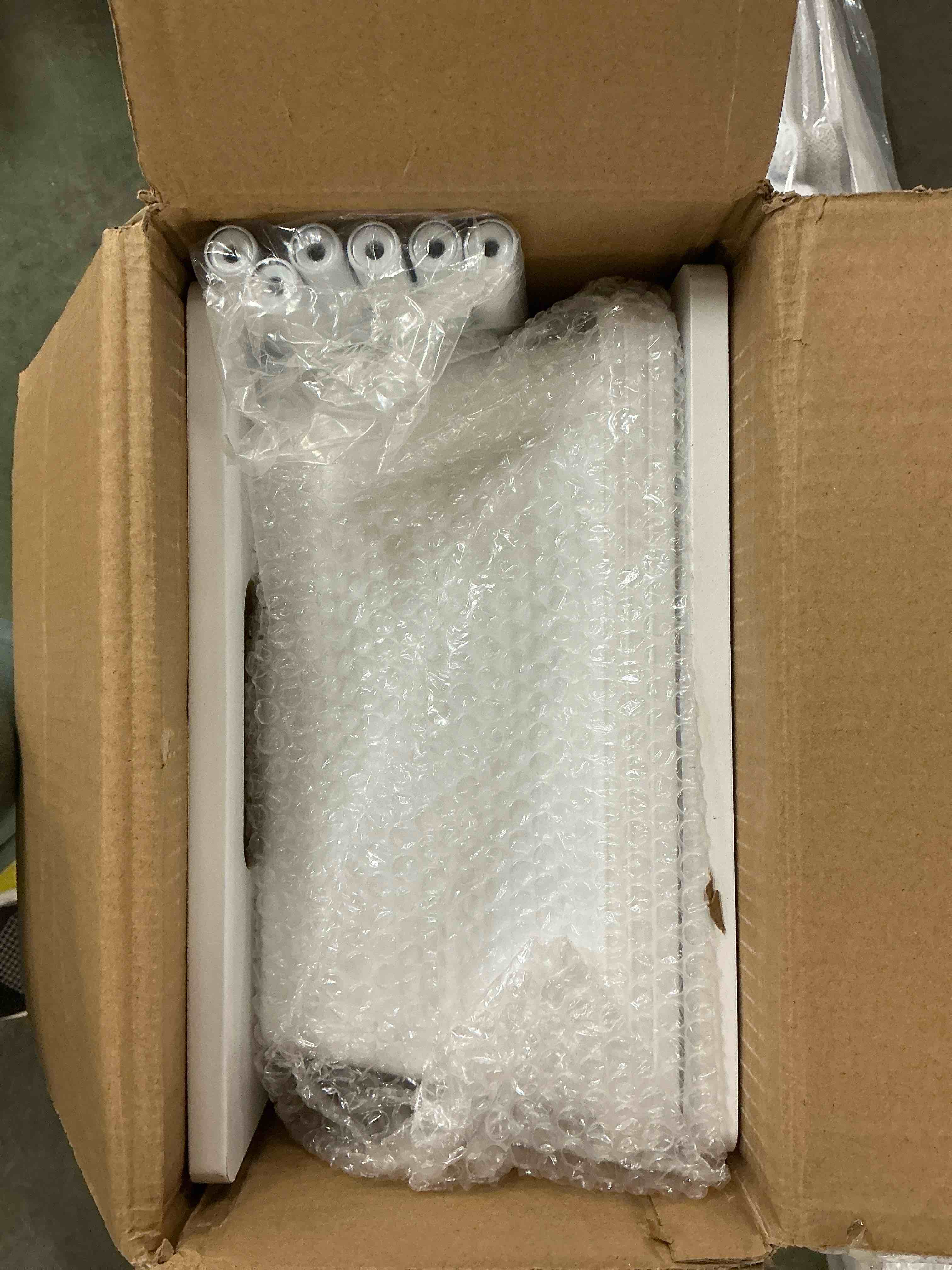 Condition photo showing New/Like New for Humble Crew Kids Toy Storage Organizer with 9 Plastic Storage Bins, ABCs