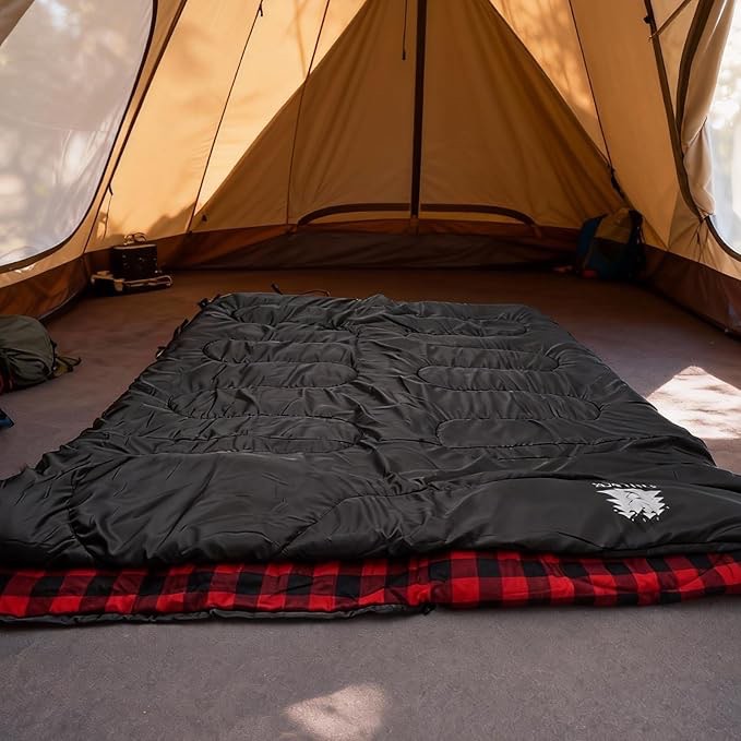 Condition photo showing Good Condition for 100% Cotton Flannel Sleeping Bag for Adults, Big&Tall Size Backpacking Lightweight  for Girls Boys Mens Teen for Camping Hiking Outdoor 