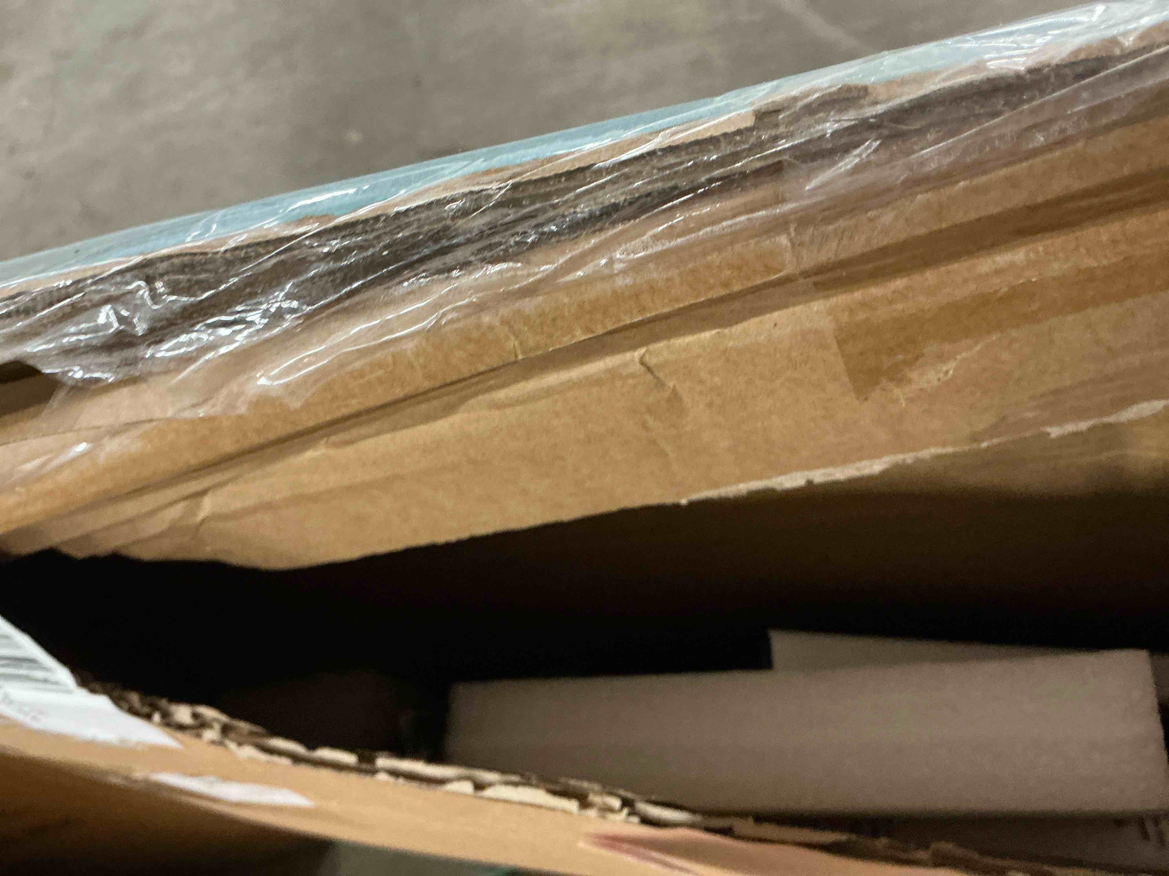 Condition photo showing Good Condition for Best Price Mattress 14" Metal Platform Bed Frame, Heavy-Duty Steel Slats, White, Queen