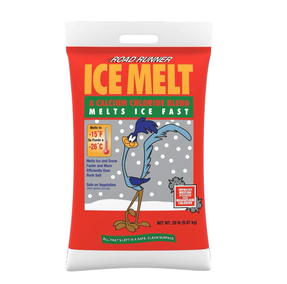road runner premium blend ice melt  20lb bag
