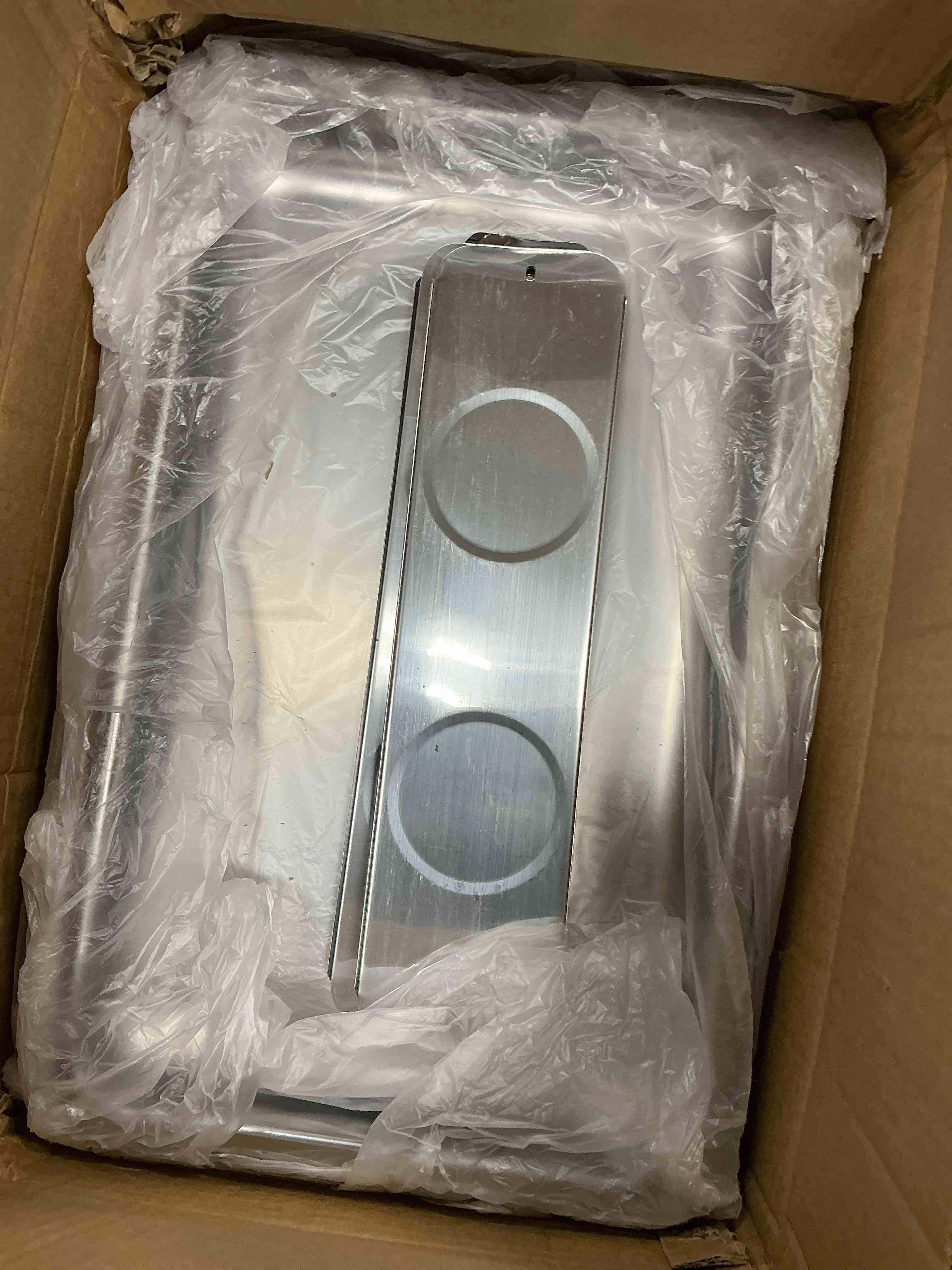 Condition photo showing Good Condition for Chafing Dish Buffet Set 4 Pack: TINANA 8QT Stainless Steel Chafing Dishes for Buffet  Chafers and Buffet Warmers Sets for Parties  Events  Wedding  Camping  Dinner