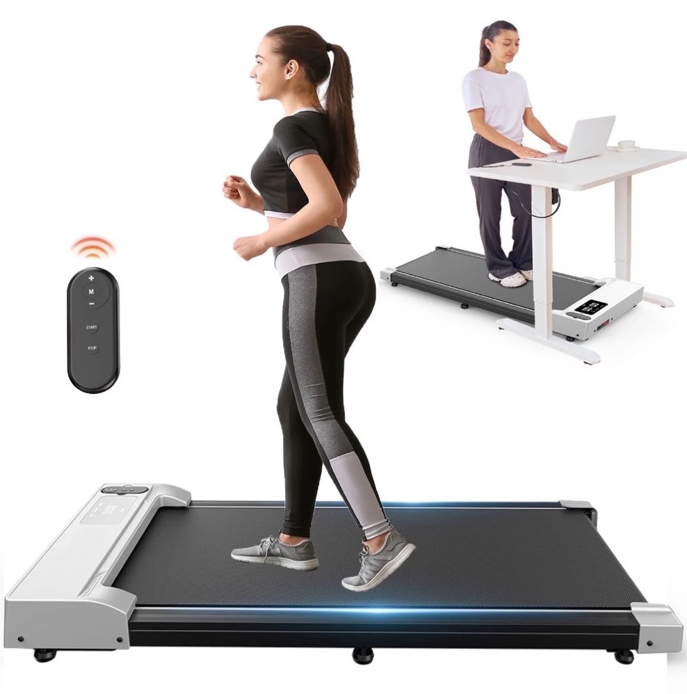 formill walking pad-under desk treadmill for home&office portable walking treadmill 2.5hp 2 in 1 walking pad for walking jogging machine with 265 lbs weight capacity remote control led display