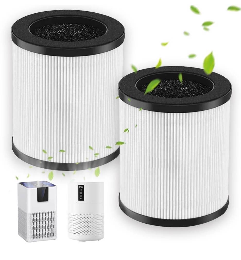 h13 true hepa air filter replacement set compatible with vavsea air purifier pack of 2