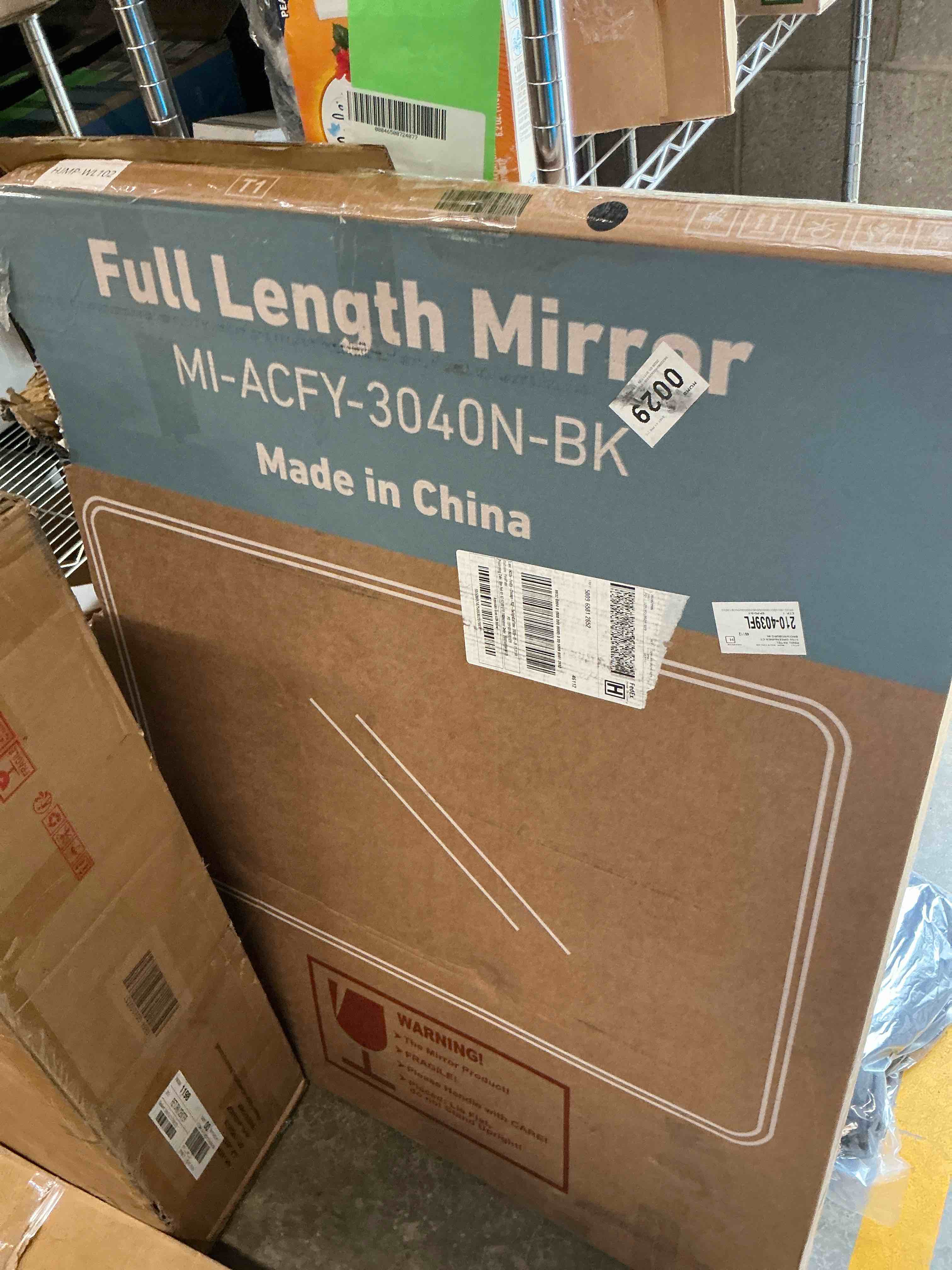 Condition photo showing New/Like New for EDX Bathroom Mirror 40 x 30 Wall Mirror with Rectangular Metal Frame Black