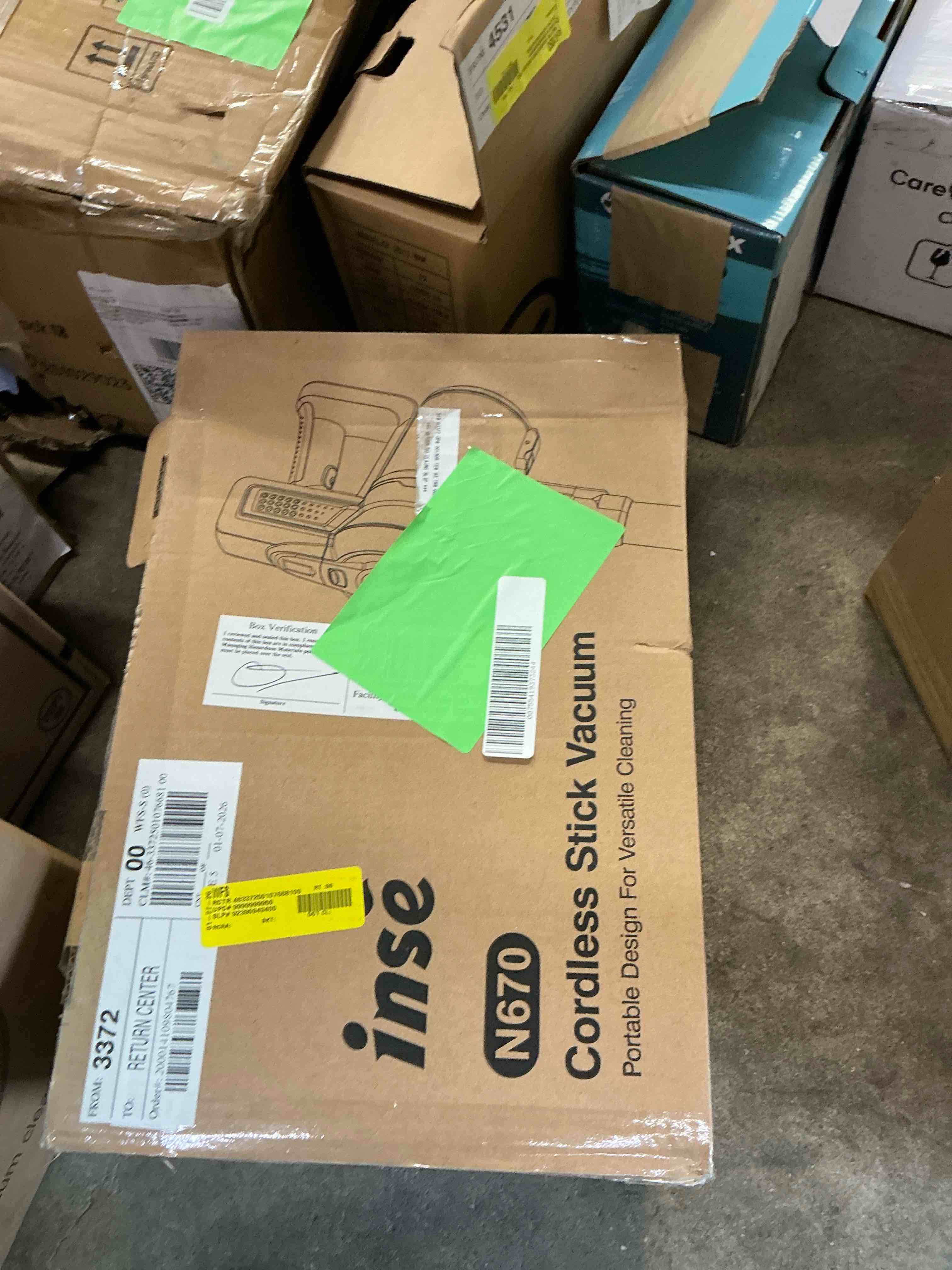 Condition photo showing New/Like New for INSE Cordless Vacuum Cleaner 6 in 1 Powerful Stick Handheld Vacuum 25Kpa Vacuum Cleaner 45min Runtime Lightweight Cordless Stick Vacuum for Hard Floor Carpet Pet Hair