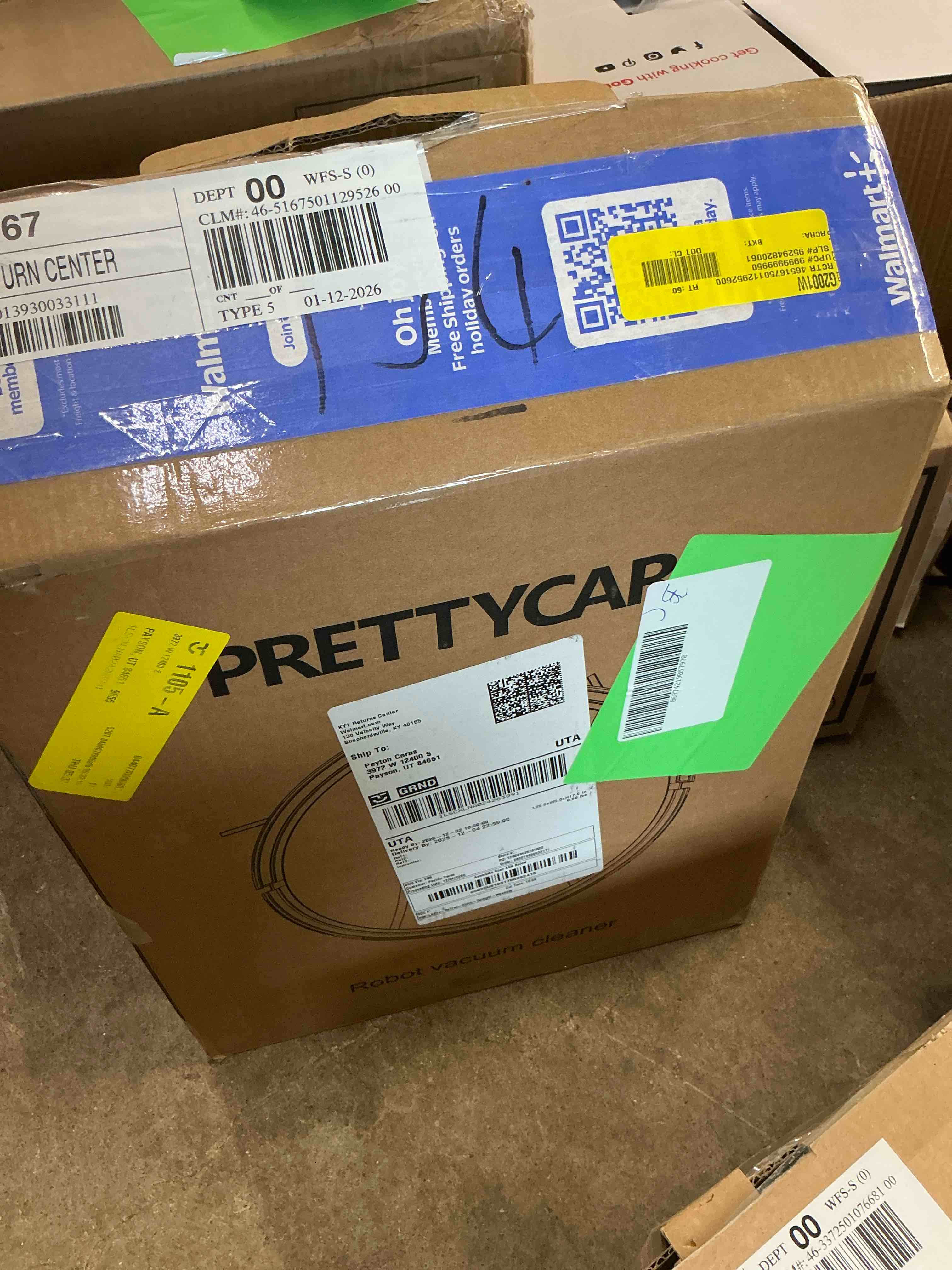 Condition photo showing New/Like New for Prettycare C2 2 in 1 Robot Vacuum and Mop Combo Cleaner, Black