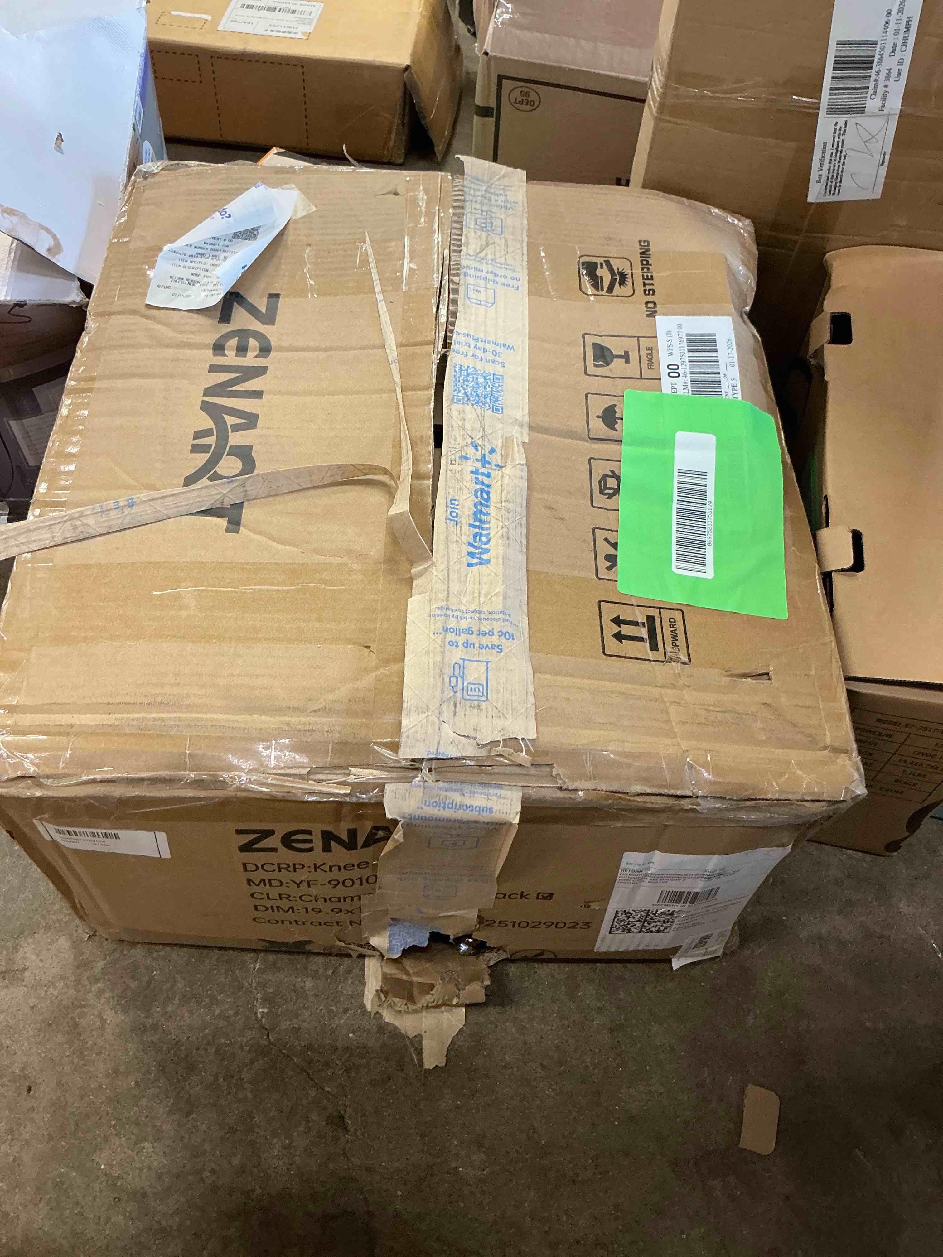 Condition photo showing New/Like New for ZENART All-terrain Knee Scooter Foldable Walker for Foot Injuries Adult Crutch Alternative,Black