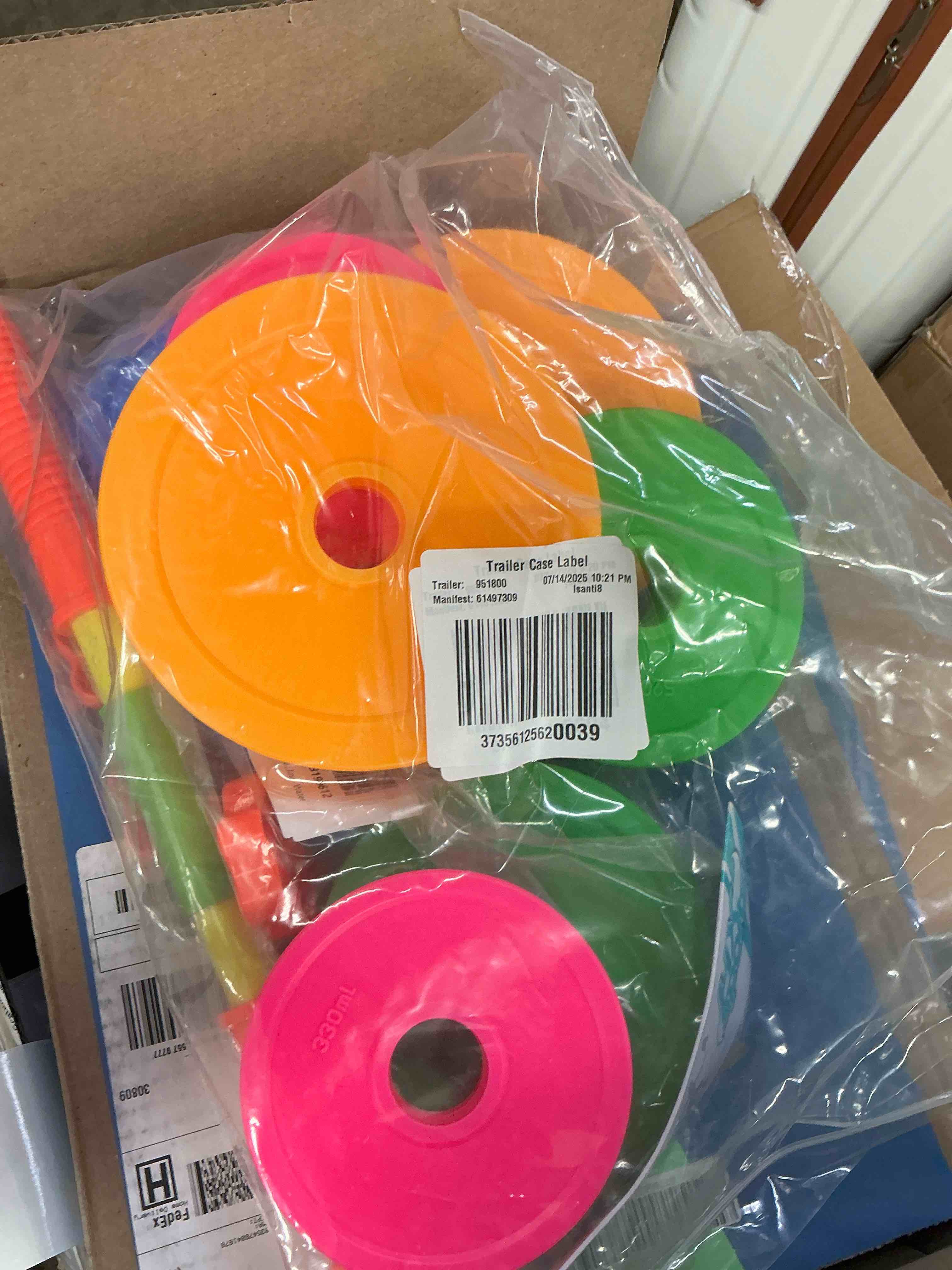 Condition photo showing Good Condition for Plastic Dumbbell Kids Barbell Adjustable Dumbbell Kids Exercise Dumbbell Hand Weight for Kids