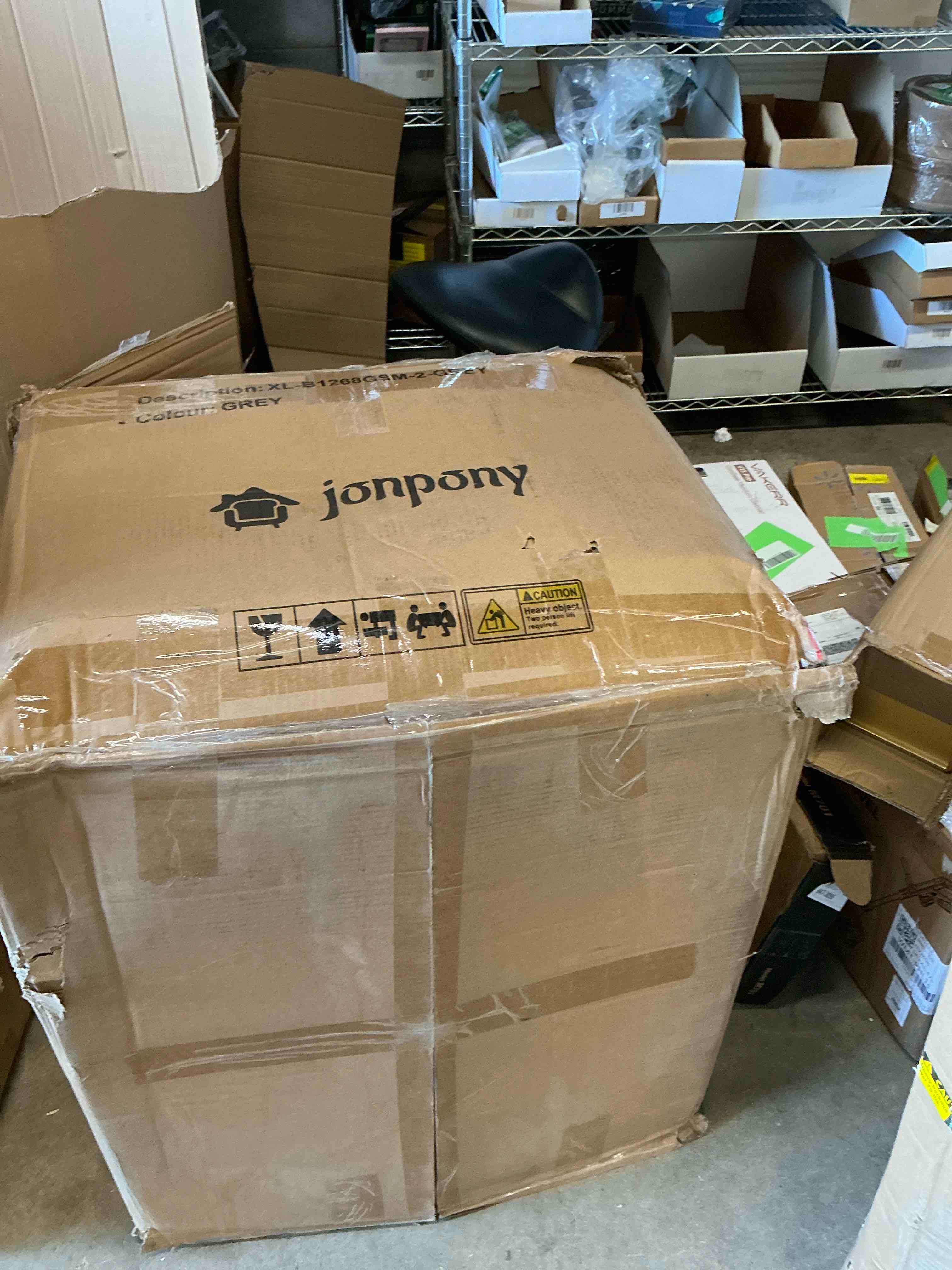 Condition photo showing New/Like New for JONPONY Power Lift Recliner Chair for Elderly with Heat and Vibration Massage Recliner Chair with USB Charge Port for Living Room- Infinite Position, Side Pocket,Grey