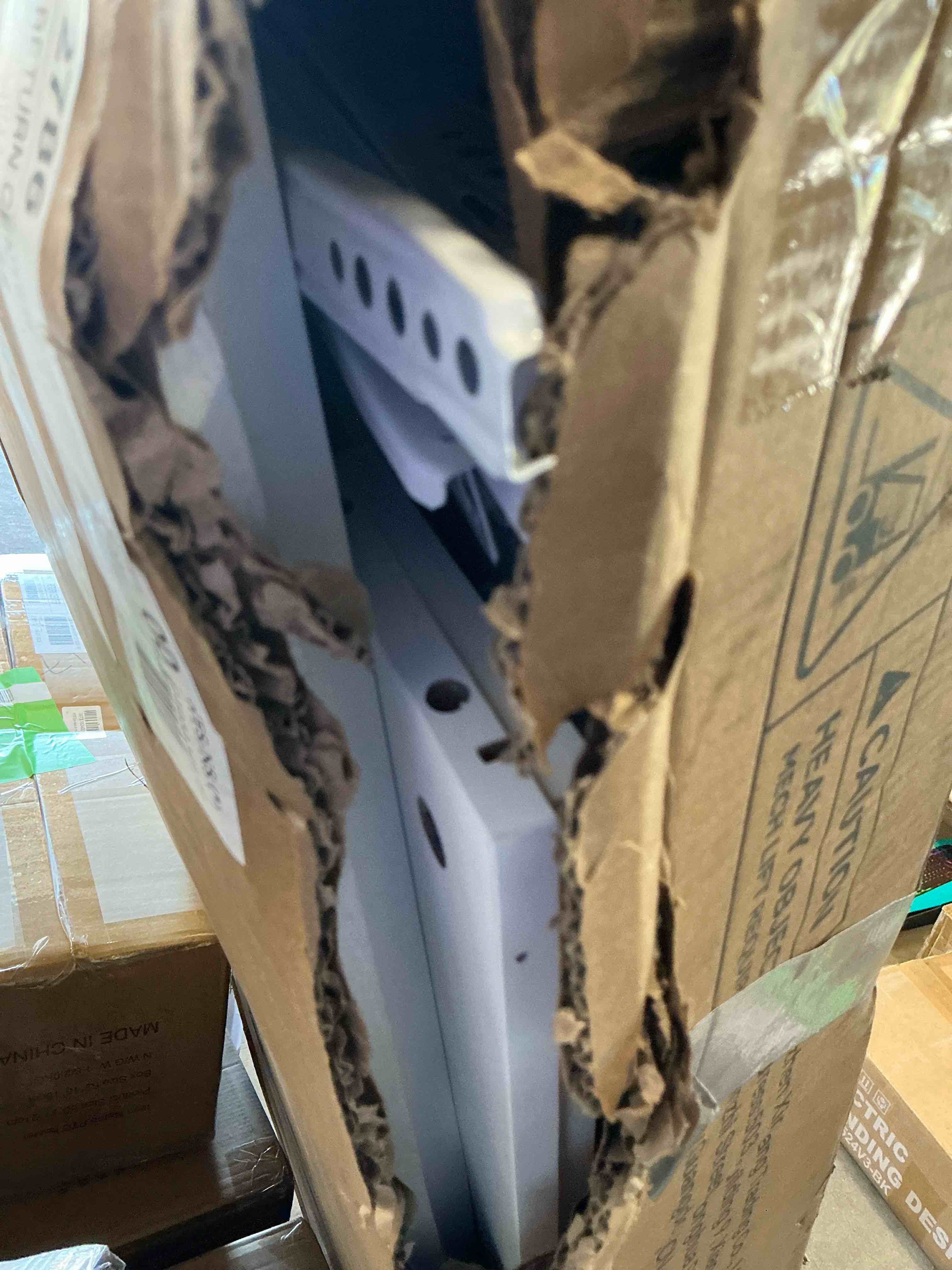 Condition photo showing Good Condition for Hommpa White 6 Drawers Dresser for Bedroom, Chest of Drawers TV Stand Dresser for Closet, Wooden Modern Storage Cabinet for Women Living Room Furniture