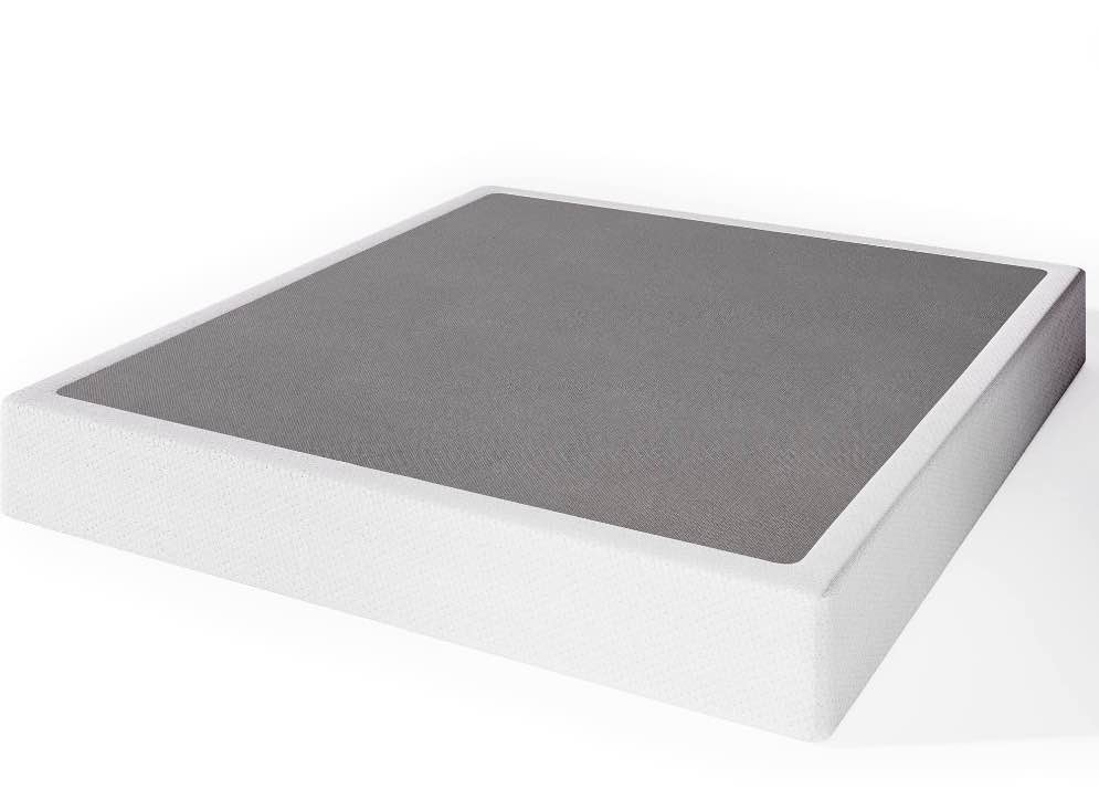 ULIESC Queen Box Spring, 7 Inch Queen Size Box Spring Only, Metal Box Spring Queen with Fabric Cover, Sturdy Mattress Foundation, Noise Free, Non-Slip, Easy Assembly