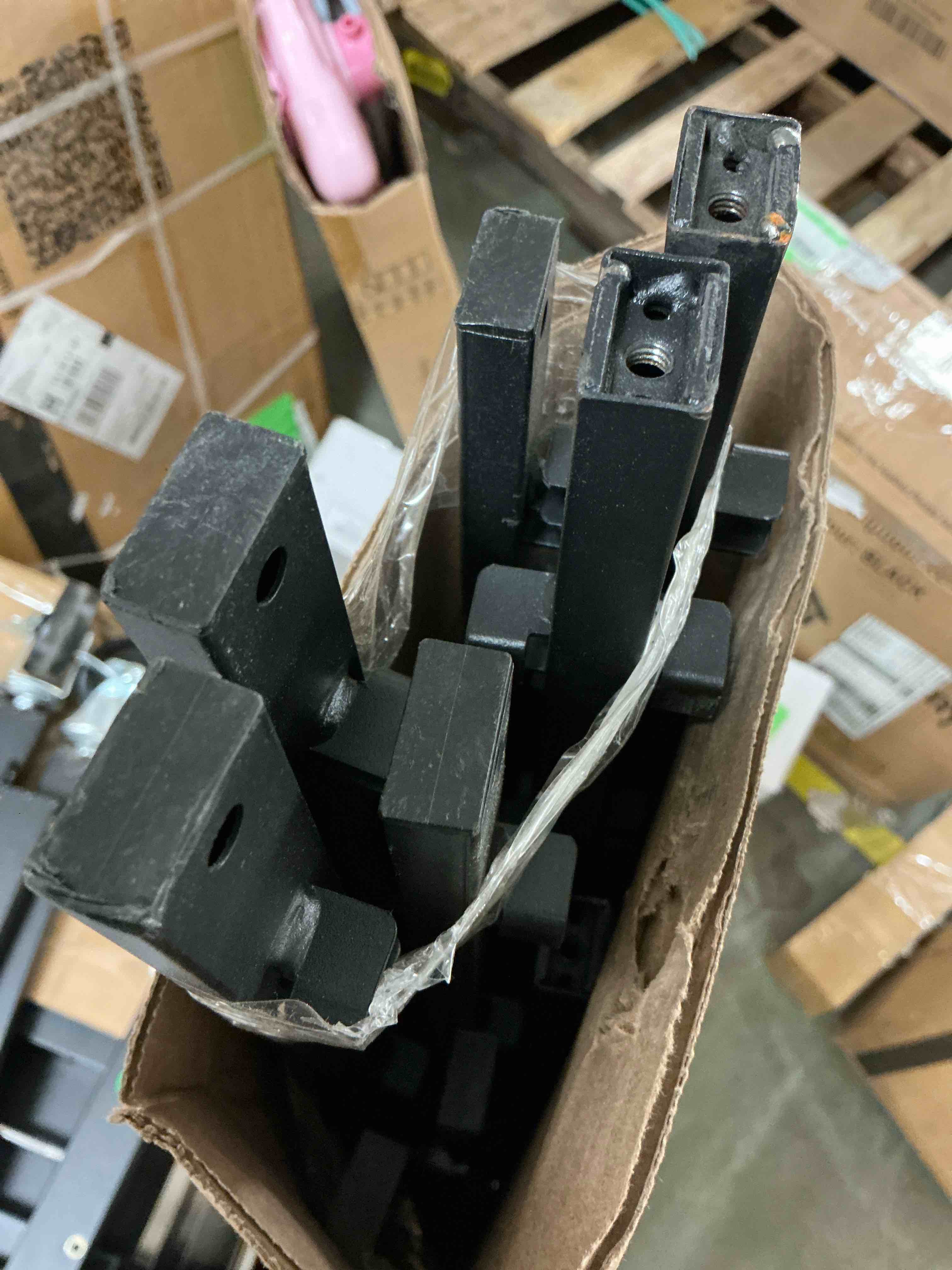 Condition photo showing As Is for ULIESC Queen Box Spring, 7 Inch Queen Size Box Spring Only, Metal Box Spring Queen with Fabric Cover, Sturdy Mattress Foundation, Noise Free, Non-Slip, Easy Assembly