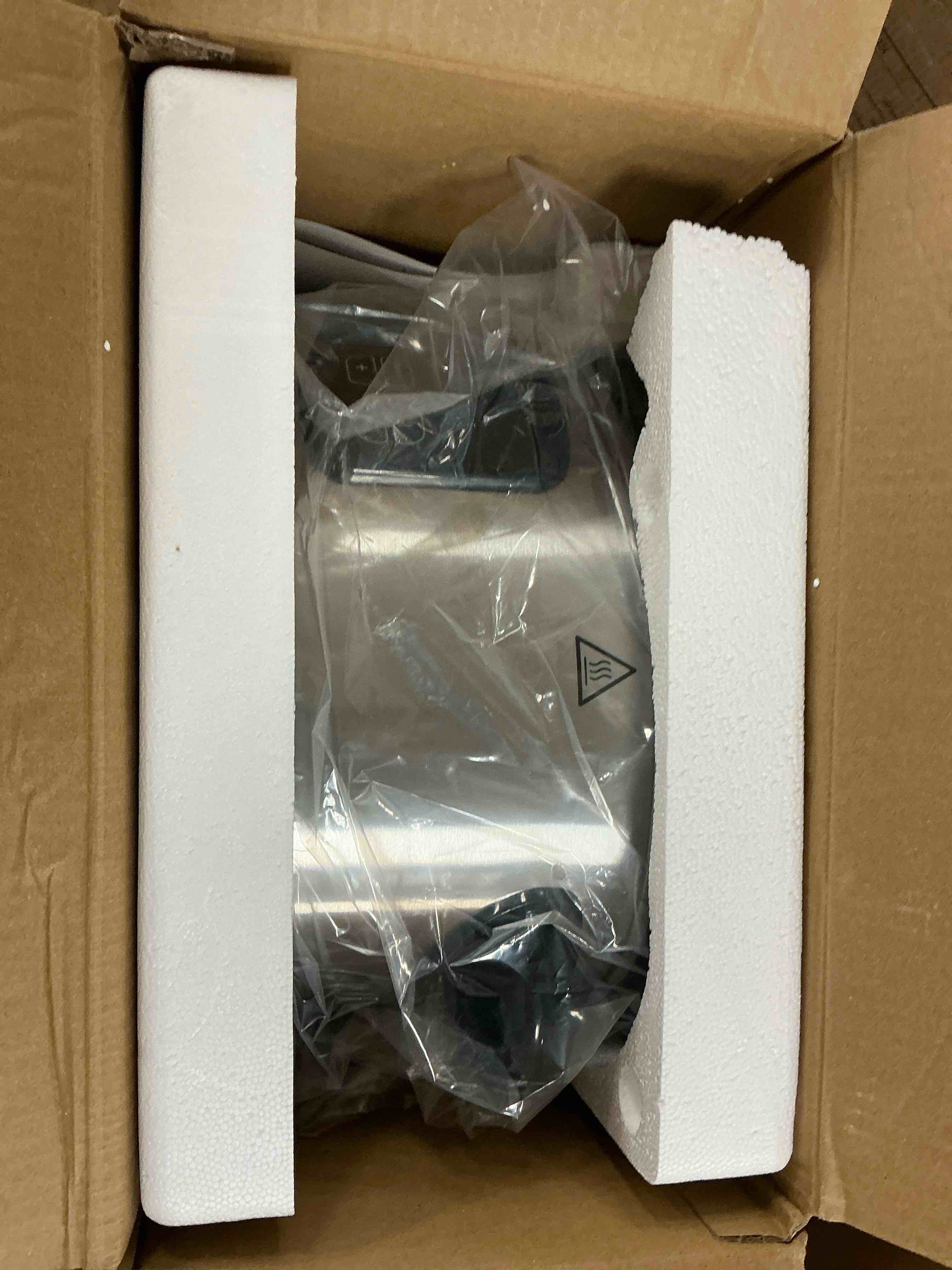 Condition photo showing New/Like New for Bluebow 6QT Slow Cooker, Stoneware Crock with Removable Pot, 3 Heat Settings, Non-Stick & Auto Keep Warm, Stainless Steel