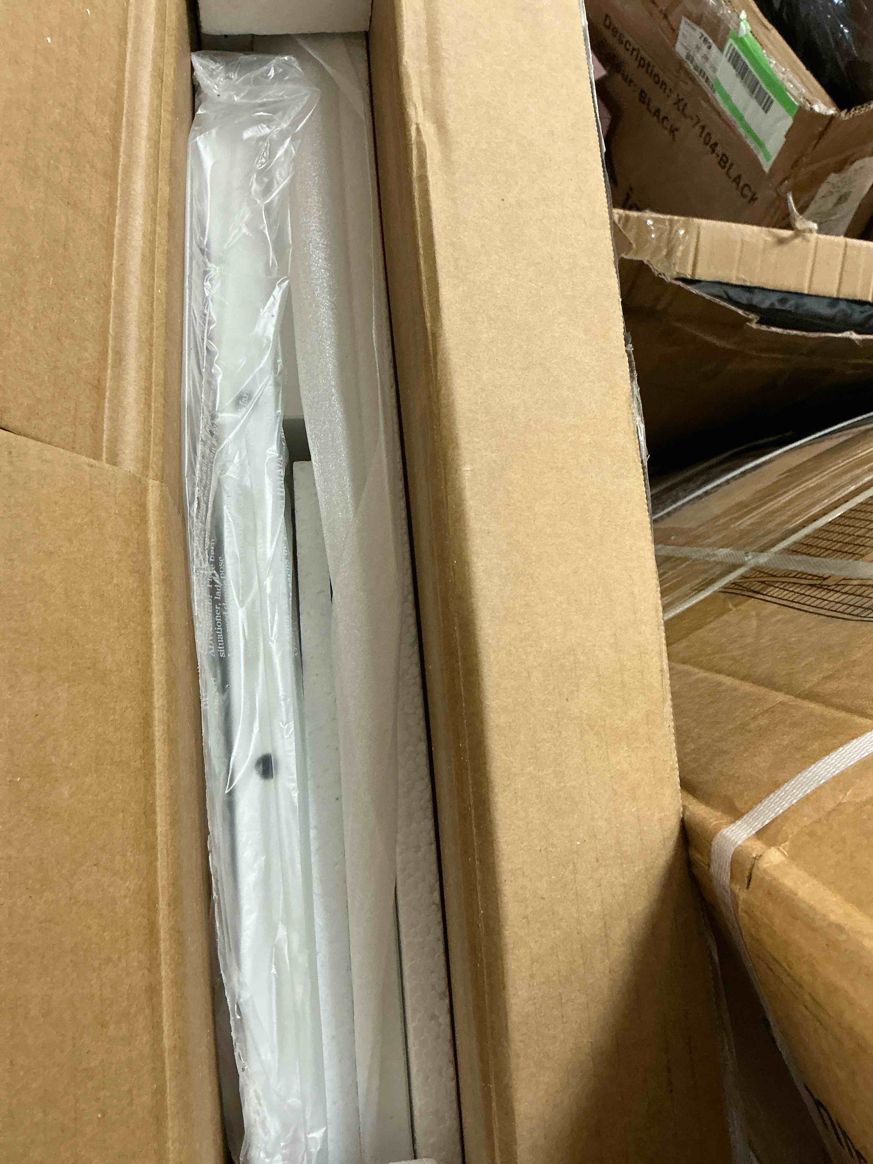 Condition photo showing New/Like New for Casacomoda L Shaped Computer Desk with Power Outlet Shelves, 48 Inch Big Reversible Corner Desk for Small Space Home Office, L-Shaped Desk PC Desks, White