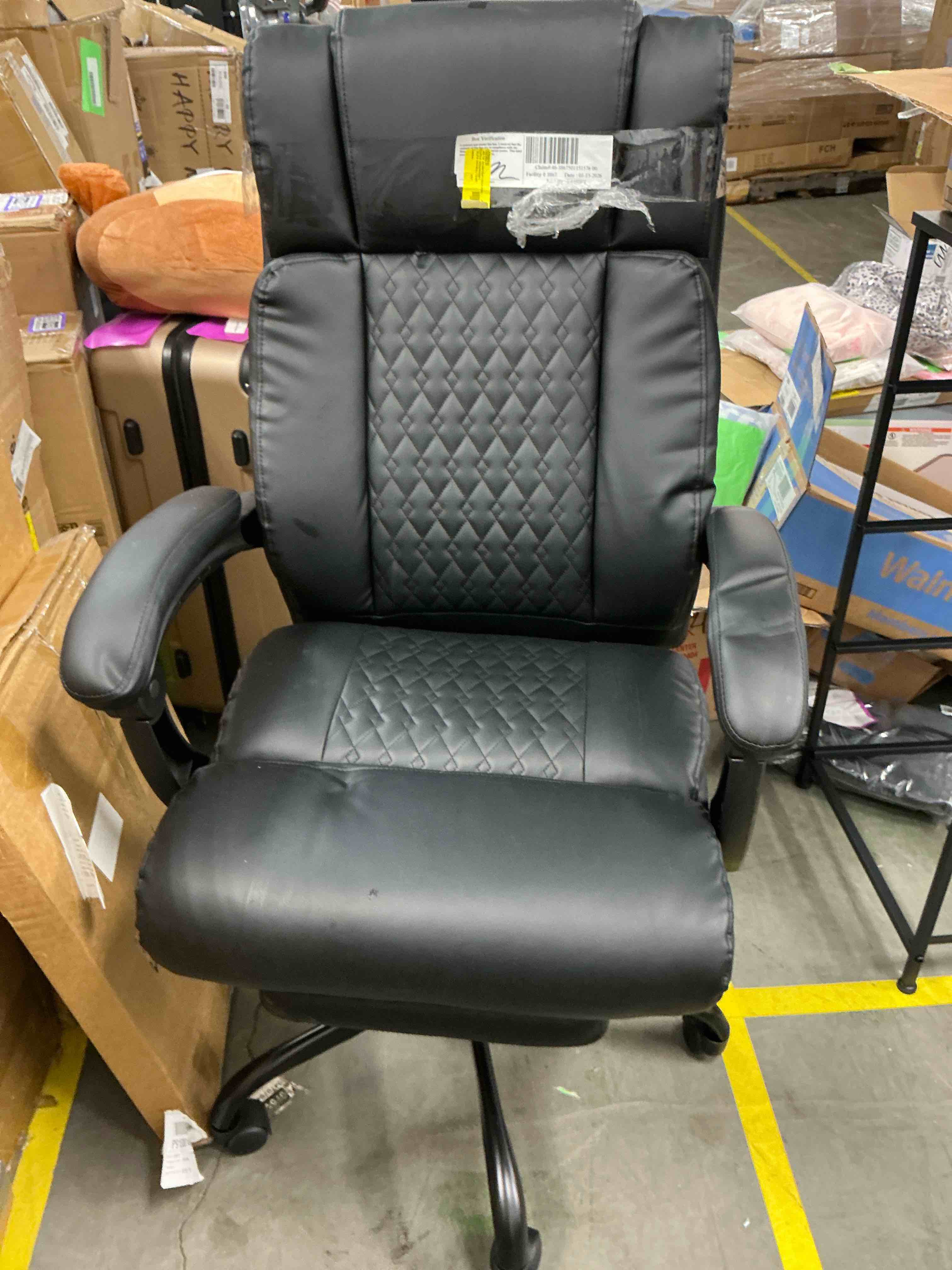 Condition photo showing Good Condition for Waleaf Office Chair with Footrest,90-165°Reclining Ergonomic High Back Computer Desk Chair Lumbar Support for Home Office