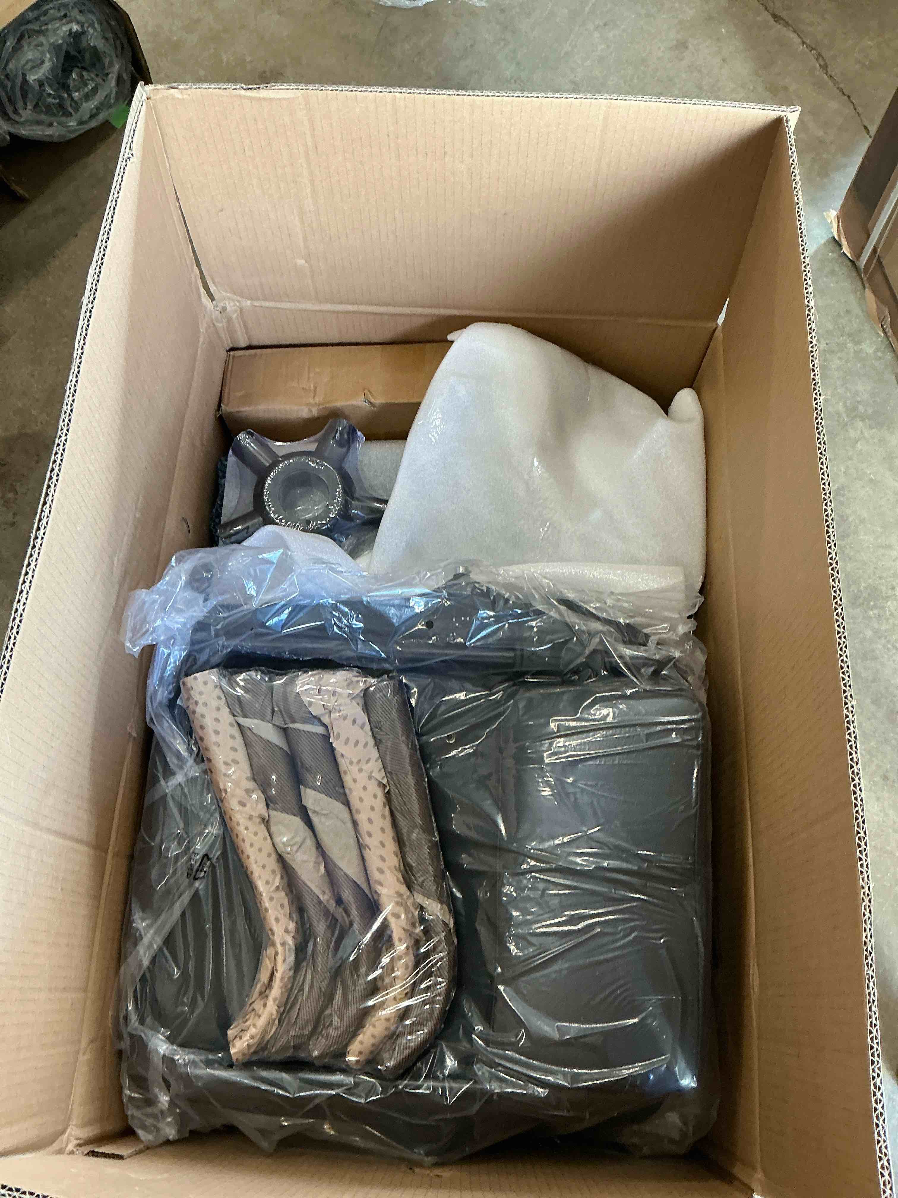 Condition photo showing New/Like New for JONPONY Big and Tall Gaming Chair, Ergonomic Design, Gamer Chair PU Leather with Footrest and Lumbar Support, High Back Office Chair Support 8 Hours Long Sitting, Computer Chair,Black