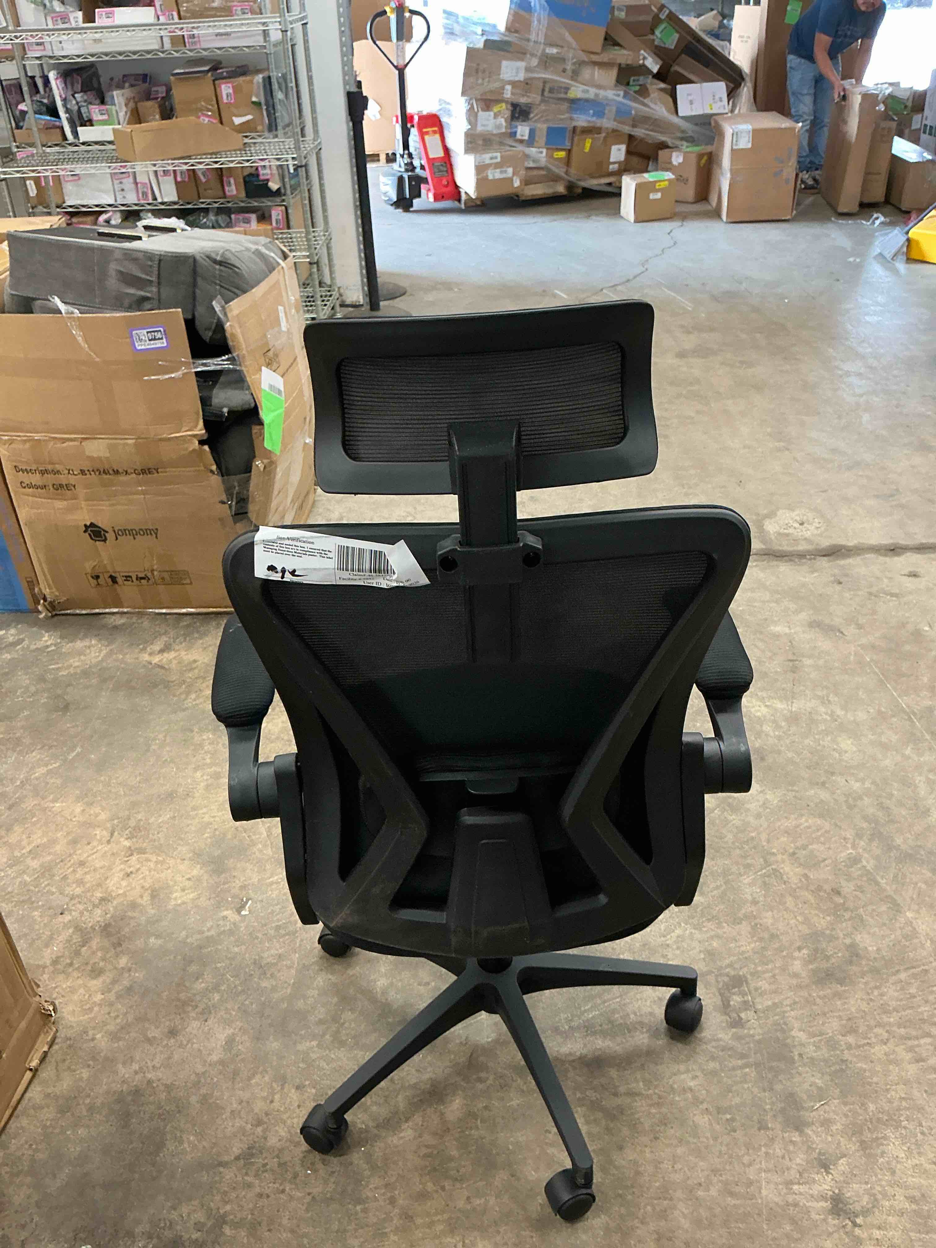 Condition photo showing Good Condition for Staples Dexley Mesh Task Chair Black (56946)