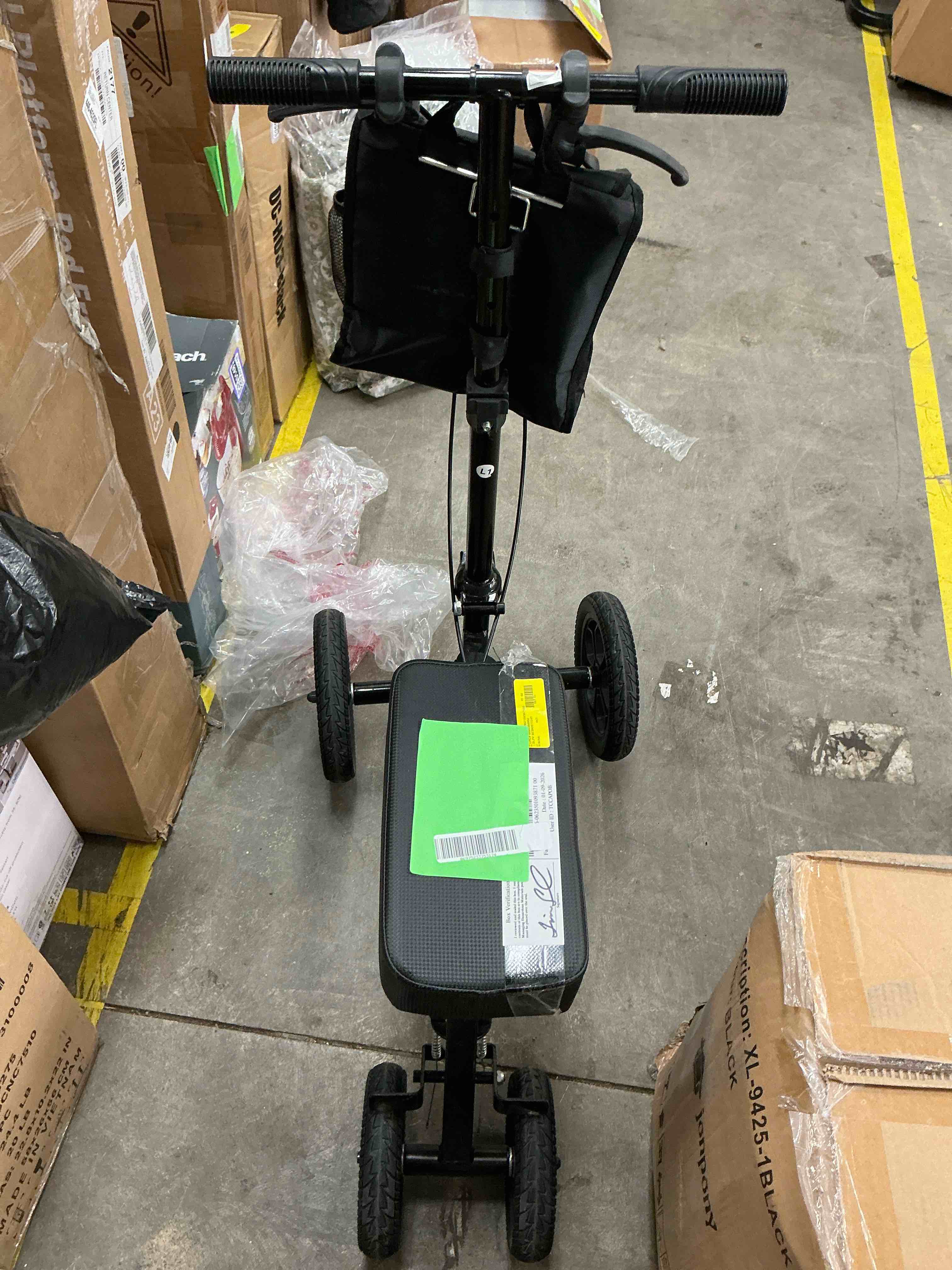 Condition photo showing Good Condition for ZENART All-terrain Knee Scooter Foldable Walker for Foot Injuries Adult Crutch Alternative,Black