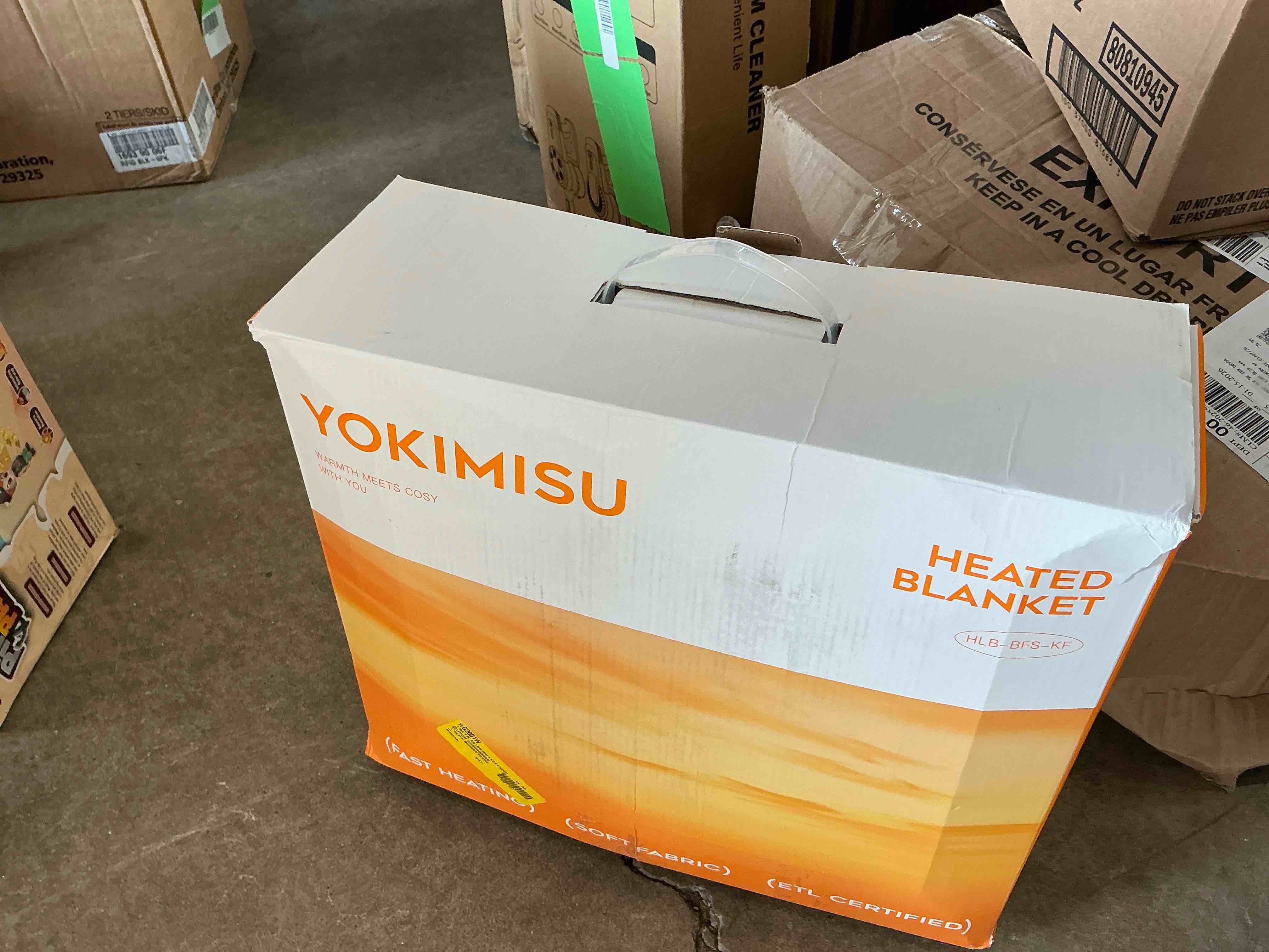 Condition photo showing New/Like New for Ocuuziisu Electric Blanket 90" x 100" King Size Heated Blanket, Camel