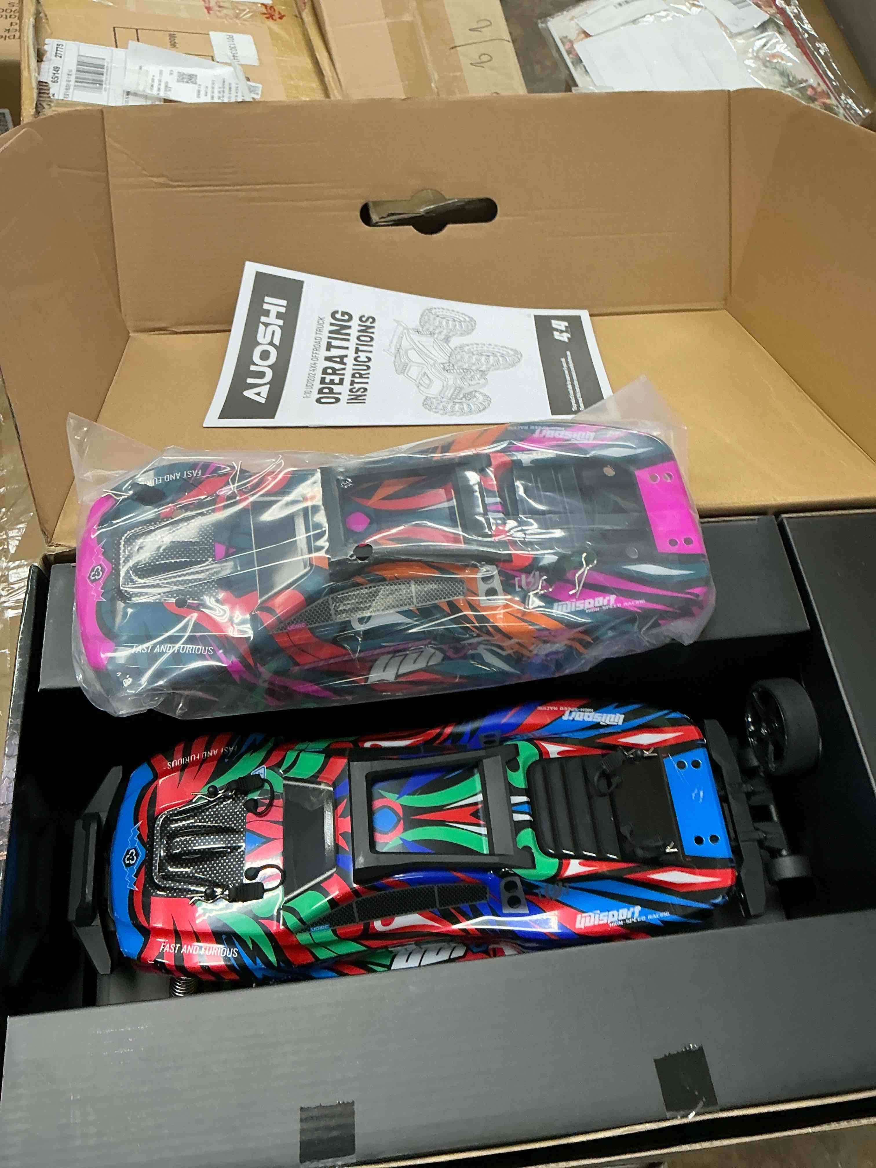 Condition photo showing New/Like New for AUOSHI 2025 Fastest Professional Racing RC Cars for Adults with ESP Brushless Motor 100+KM/H(60MPH) Top Speed 4X4 Hobby Off-Road 1:12 Remote Control