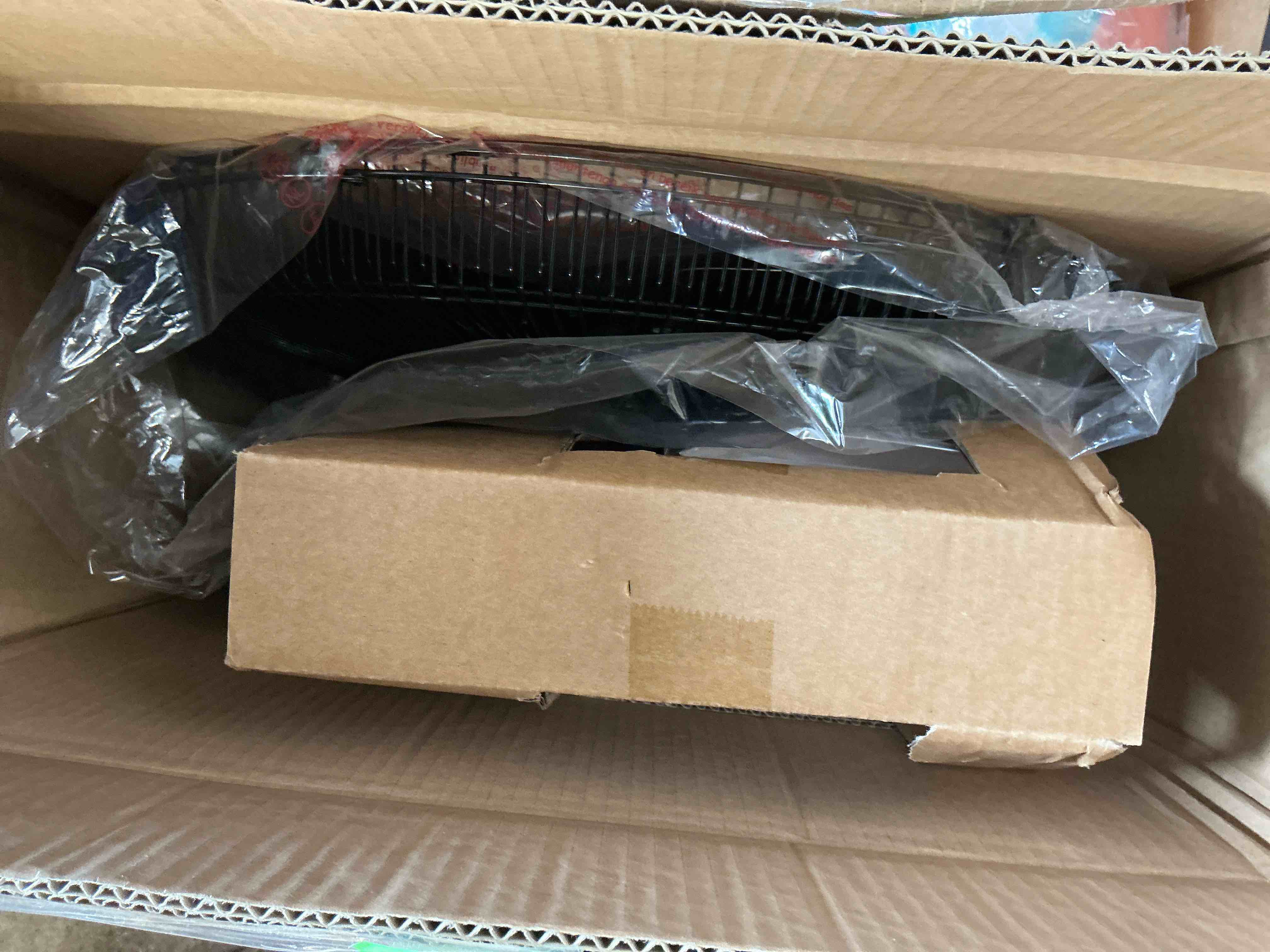 Condition photo showing New/Like New for Wall Mount Fan 20 Inch with Remote 3-speed Wall Oscillating Quiet Fan with 5 Metal Blades Adjustable Tilt and Timing High Velocity Fans for Bedroom