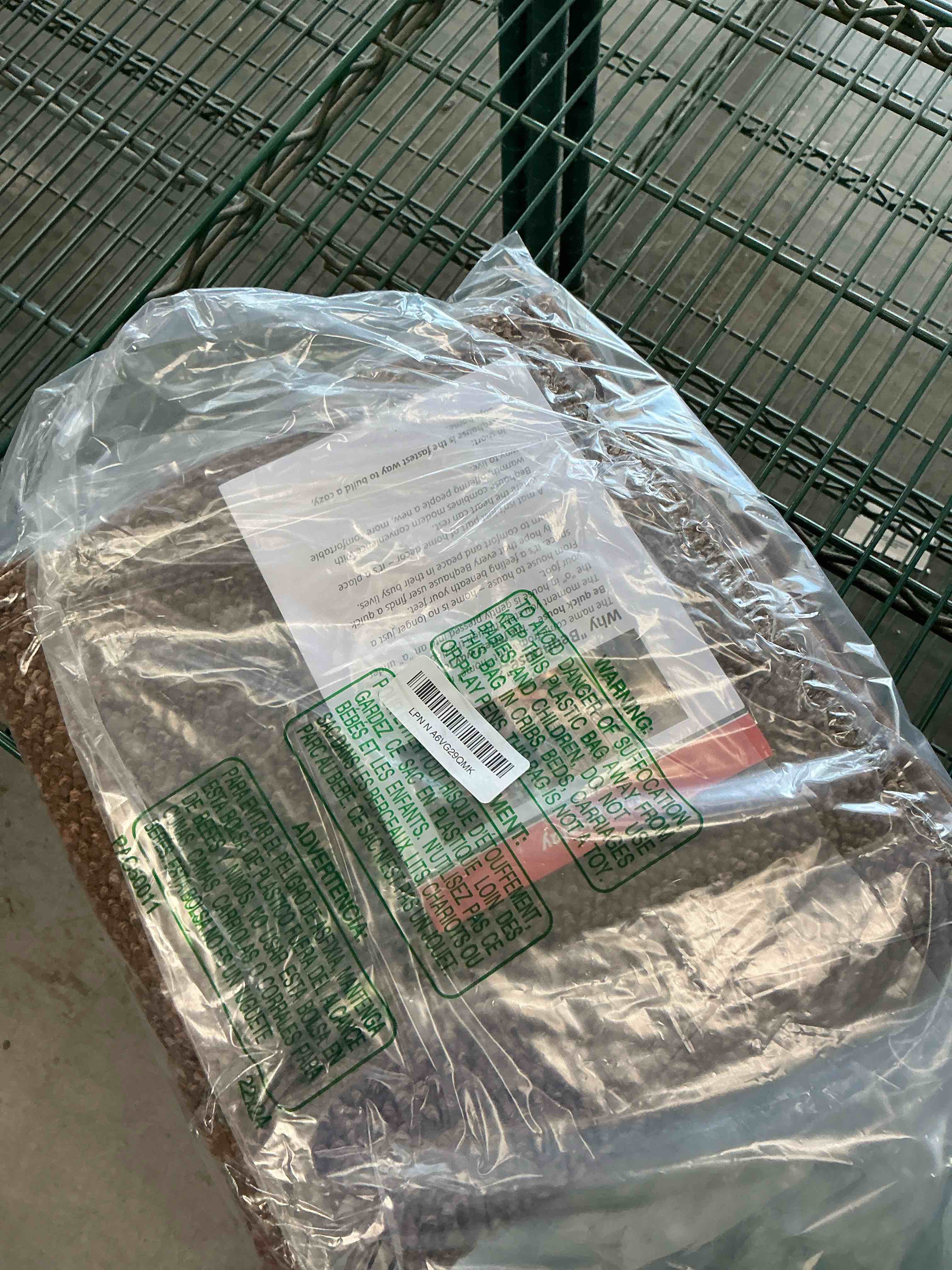 Condition photo showing Good Condition for BEQHAUSE Dirt Trapper Door Mat 24" x 36", Non-Slip Washable Doormats Entrance Mat, Dirt Resistant and Absorbent Welcome Mat, Low Profile Floor Mats for Front Back Door and Entryway, Brown Brown 2' x 3' (Rectangular)
