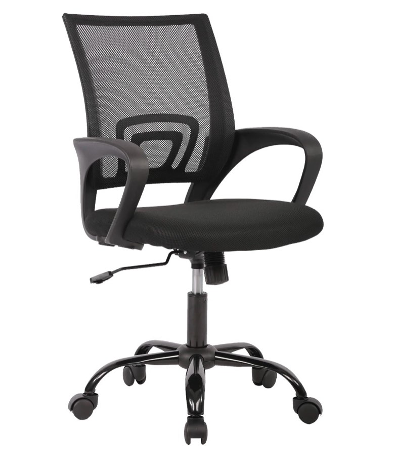 Condition photo showing New/Like New for JONPONY Ergonomic Office Chair, Lumbar Support, Adjustable Height with Armrests for Adults,Black