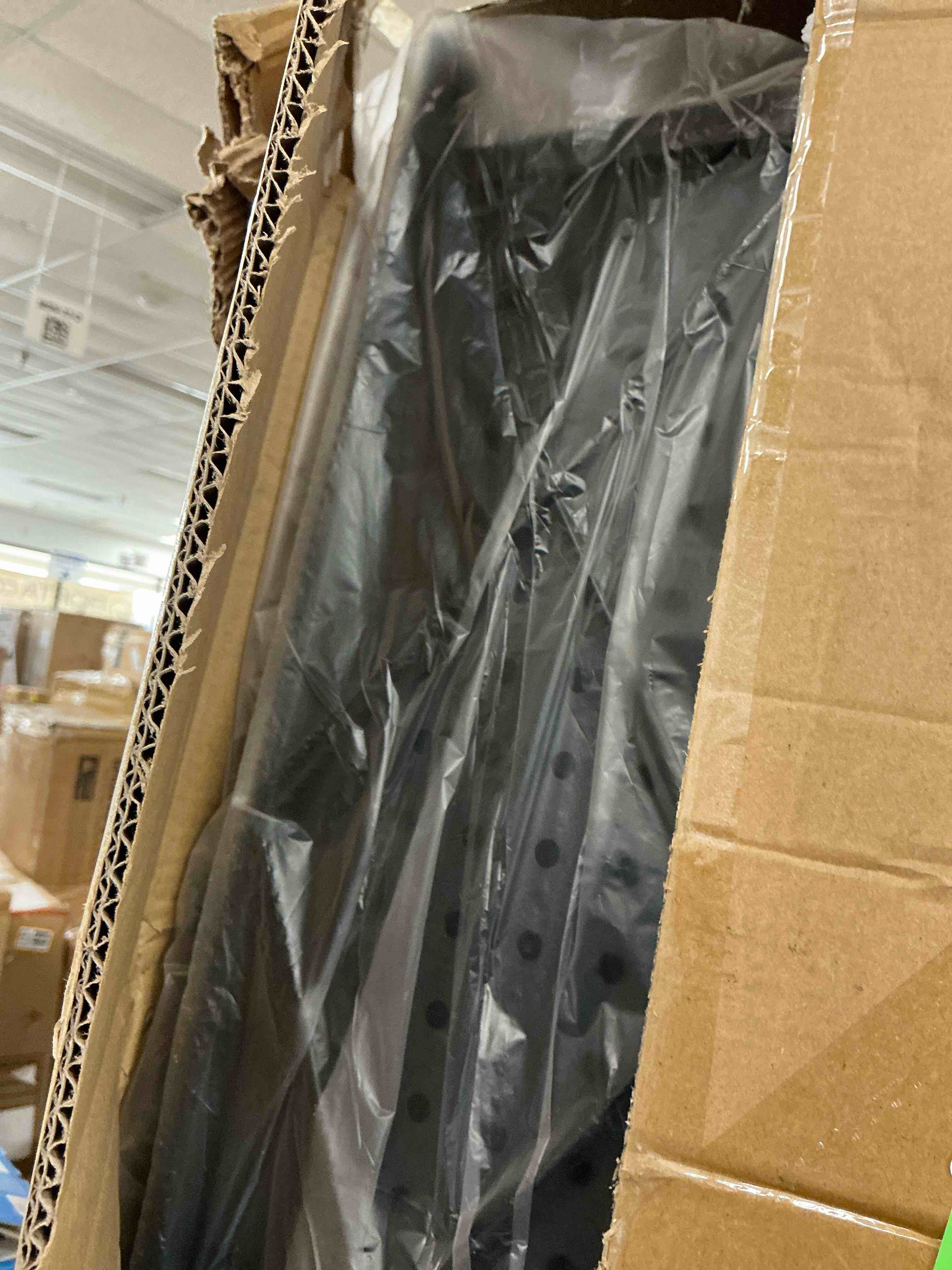 Condition photo showing New/Like New for COOKCOK 5-Tier Storage Shelving Unit  Metal Shelf 27.9 x13.4 x62.5  Foldable Storage Shelf with Wheels  Garage Shelf  Metal Storage Rack  Kitchen Shelf with 4 Hooks  No Assemble Require