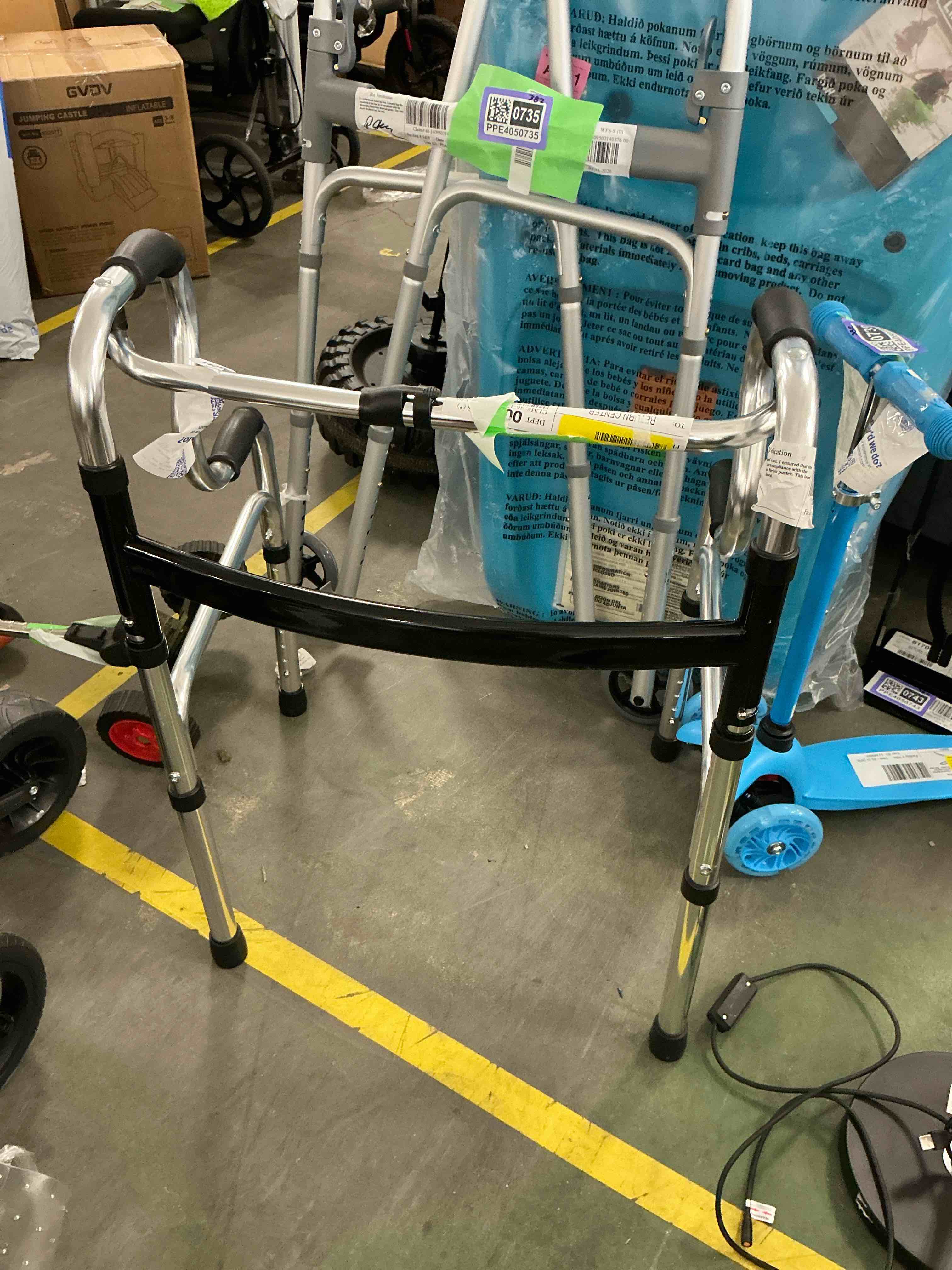 Condition photo showing Good Condition for RELOIVE 3-in-1 Folding Rolling Walker with 5" Wheels | Adjustable Height (29.1"-36.2") for Seniors & Adults | Lightweight Foldable Walker | Supports up to 400 lbs