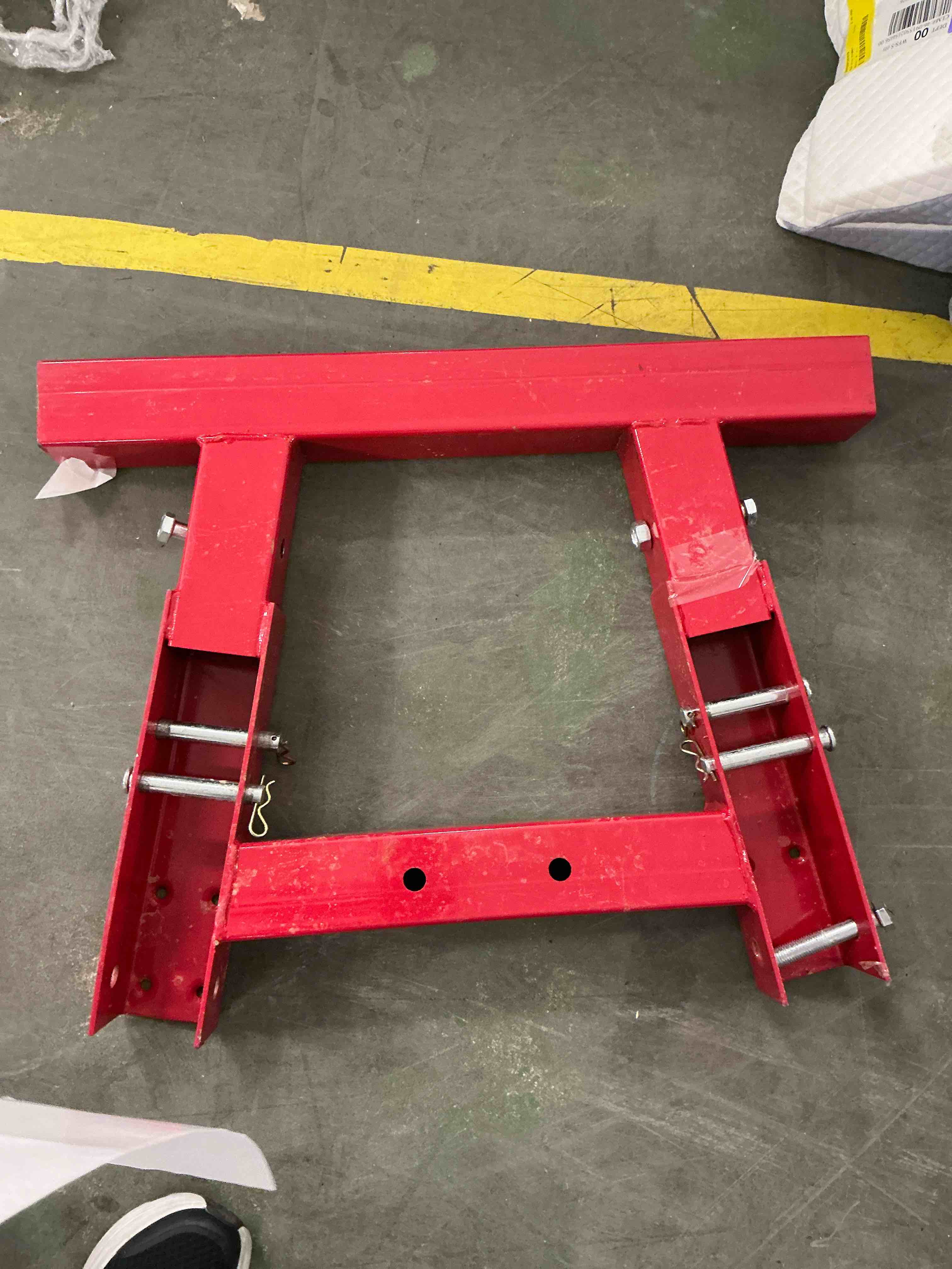 Condition photo showing Good Condition for Engine Hoist with Leveler Ton Heavy Duty Alloy Steel Folding Cherry Picker Engine Hoist