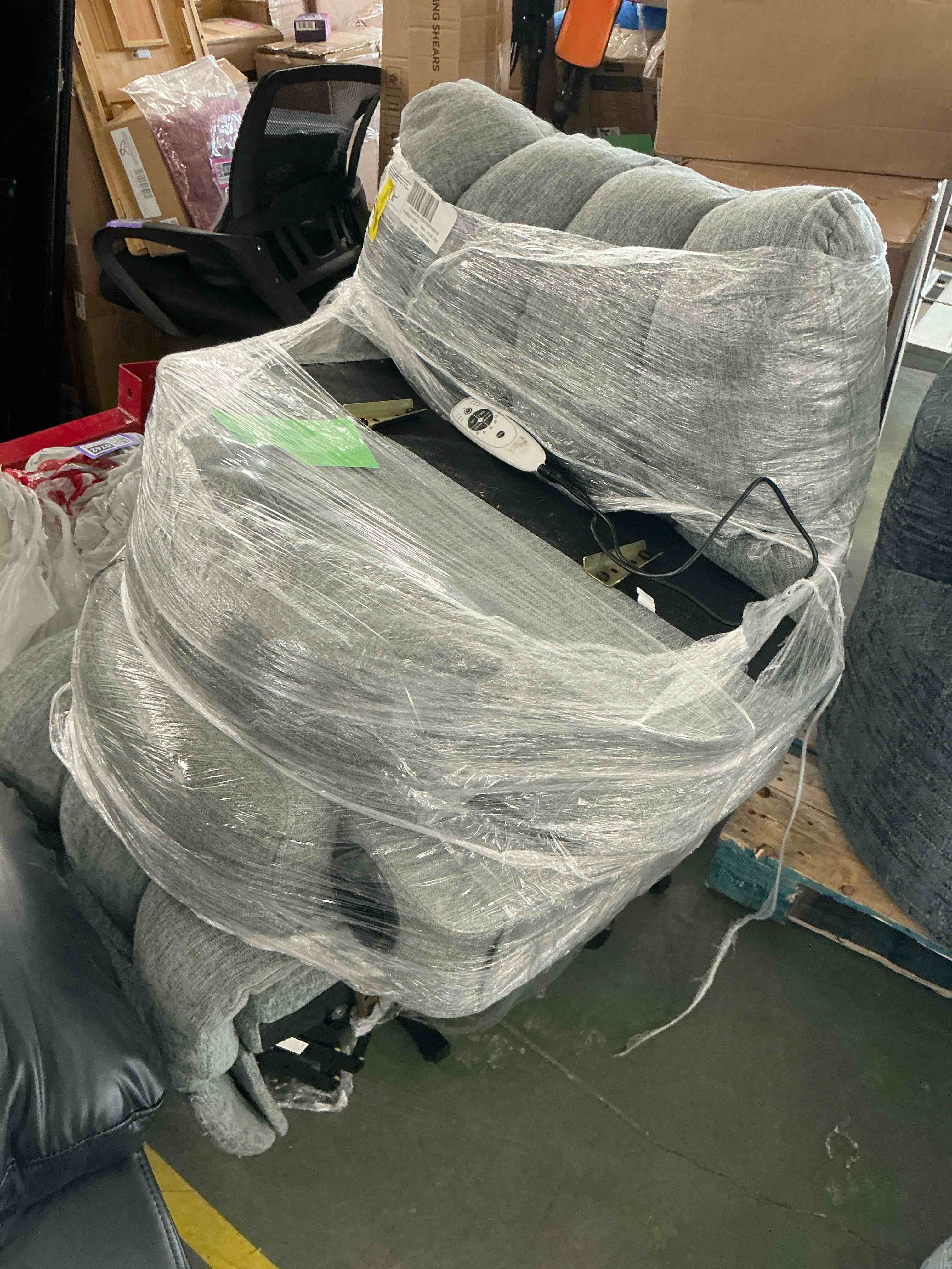 Condition photo showing Good Condition for JONPONY Power Lift Recliner Chair for Elderly with Heat and Vibration Massage Recliner Chair with USB Charge Port for Living Room- Infinite Position, Side Pocket,Grey