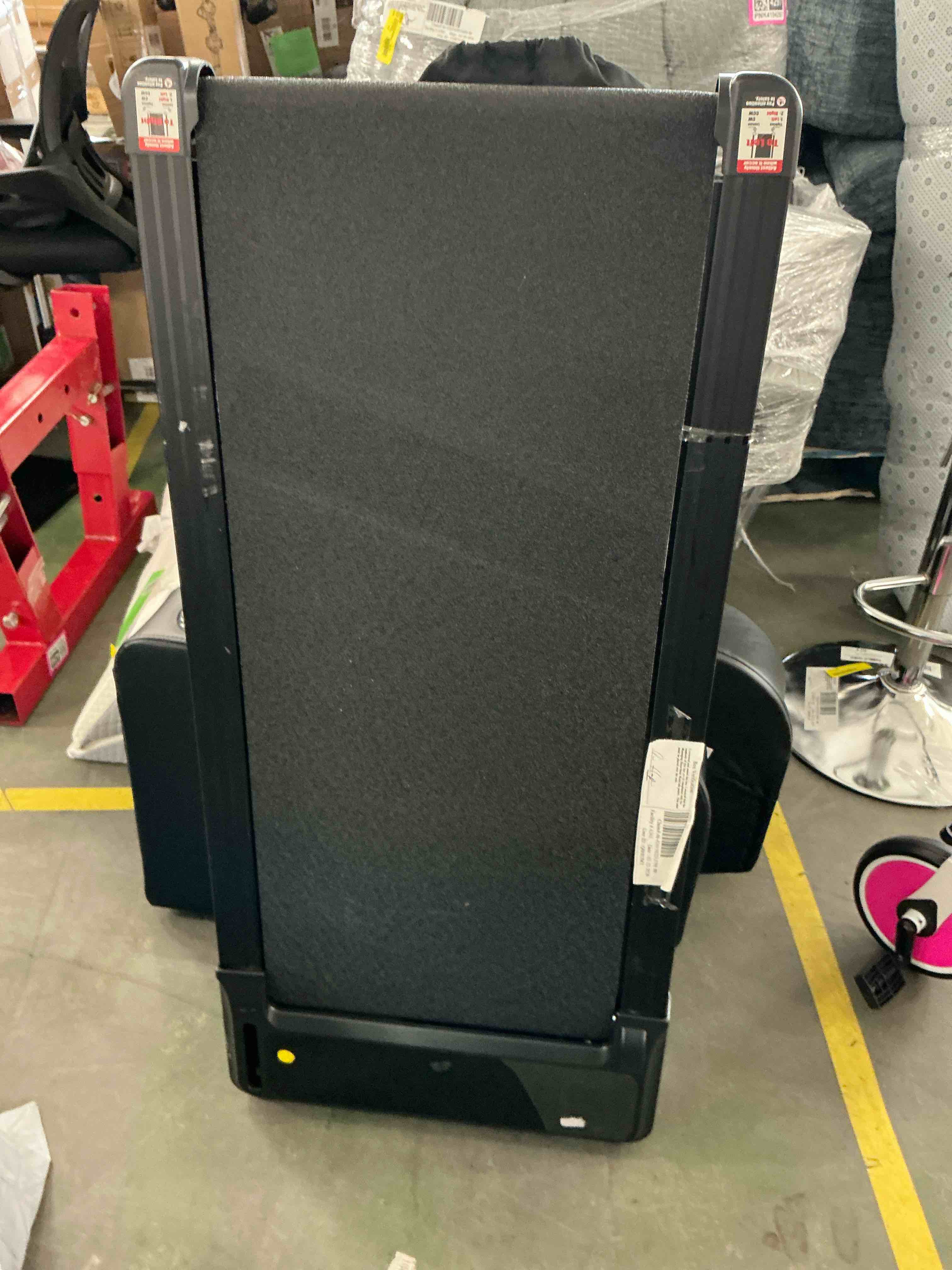 Condition photo showing As Is for MCQ Compact Treadmill Under-Desk Walking Pad, Quiet & Portable Exercise Workout Fitness Machine for Home Office Small Spaces, Black