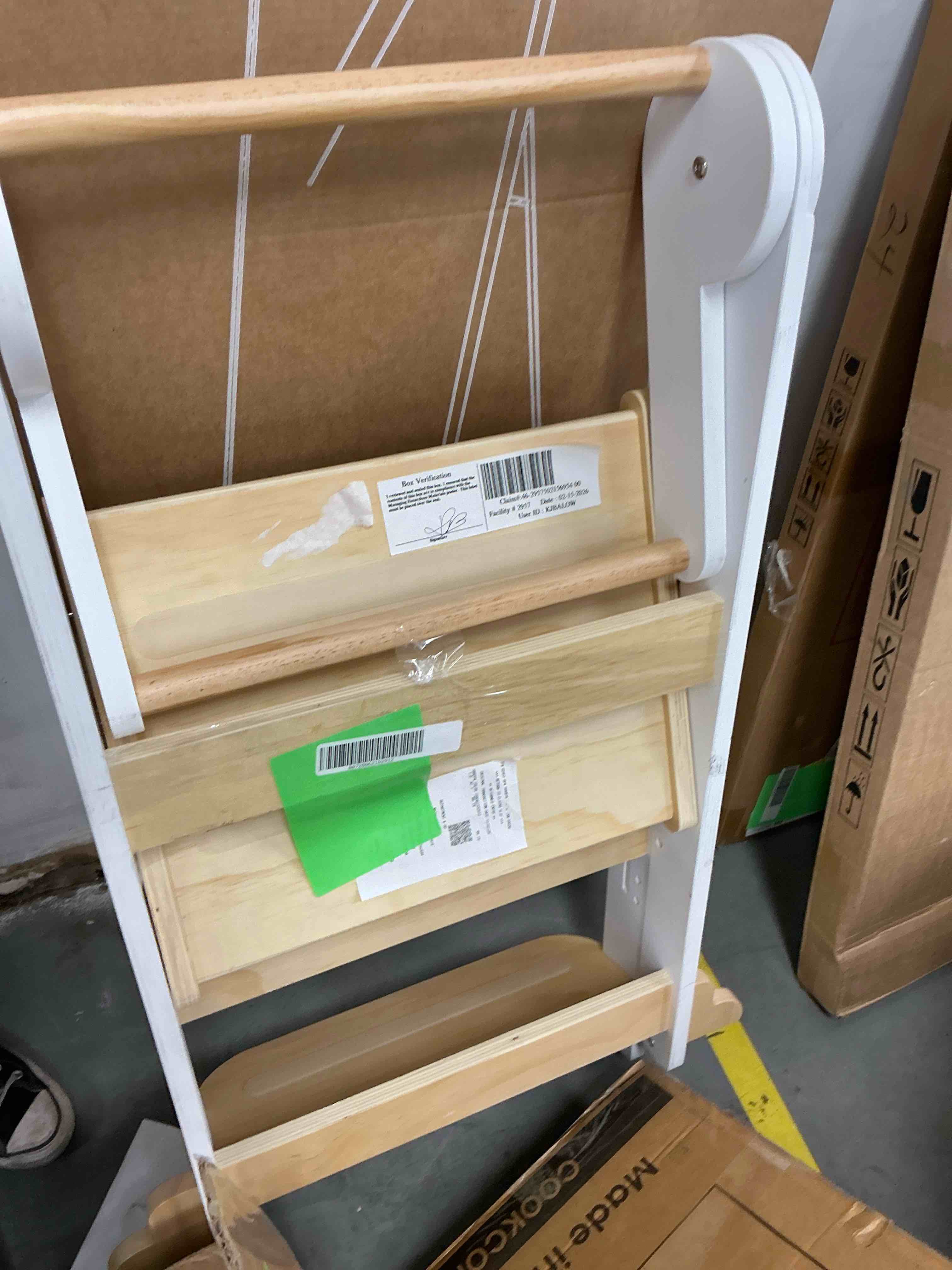 Condition photo showing Good Condition for HARPPA Foldable Toddler Kitchen Tower, Standing Tower for Kids Age 1.5-6 Years, White