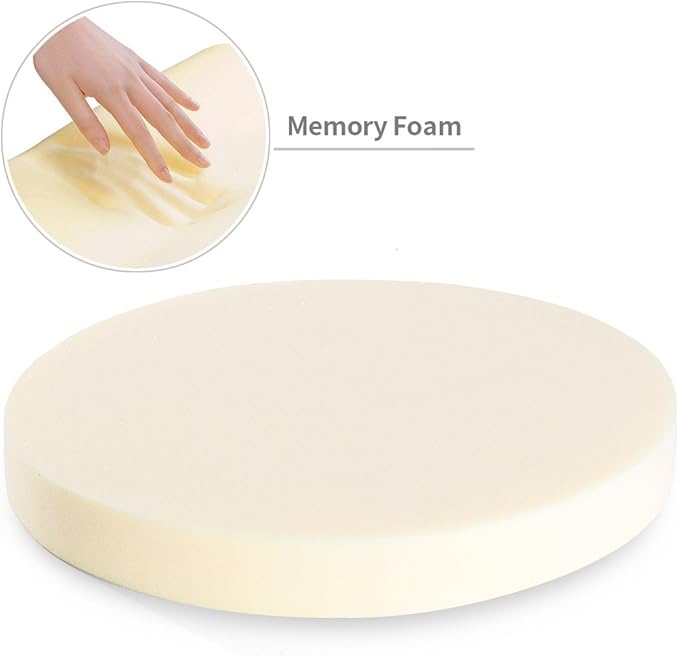 Condition photo showing Good Condition for shinnwa bar stool cushions set of 2, memory foam round bar stool covers with non-slip backing and el