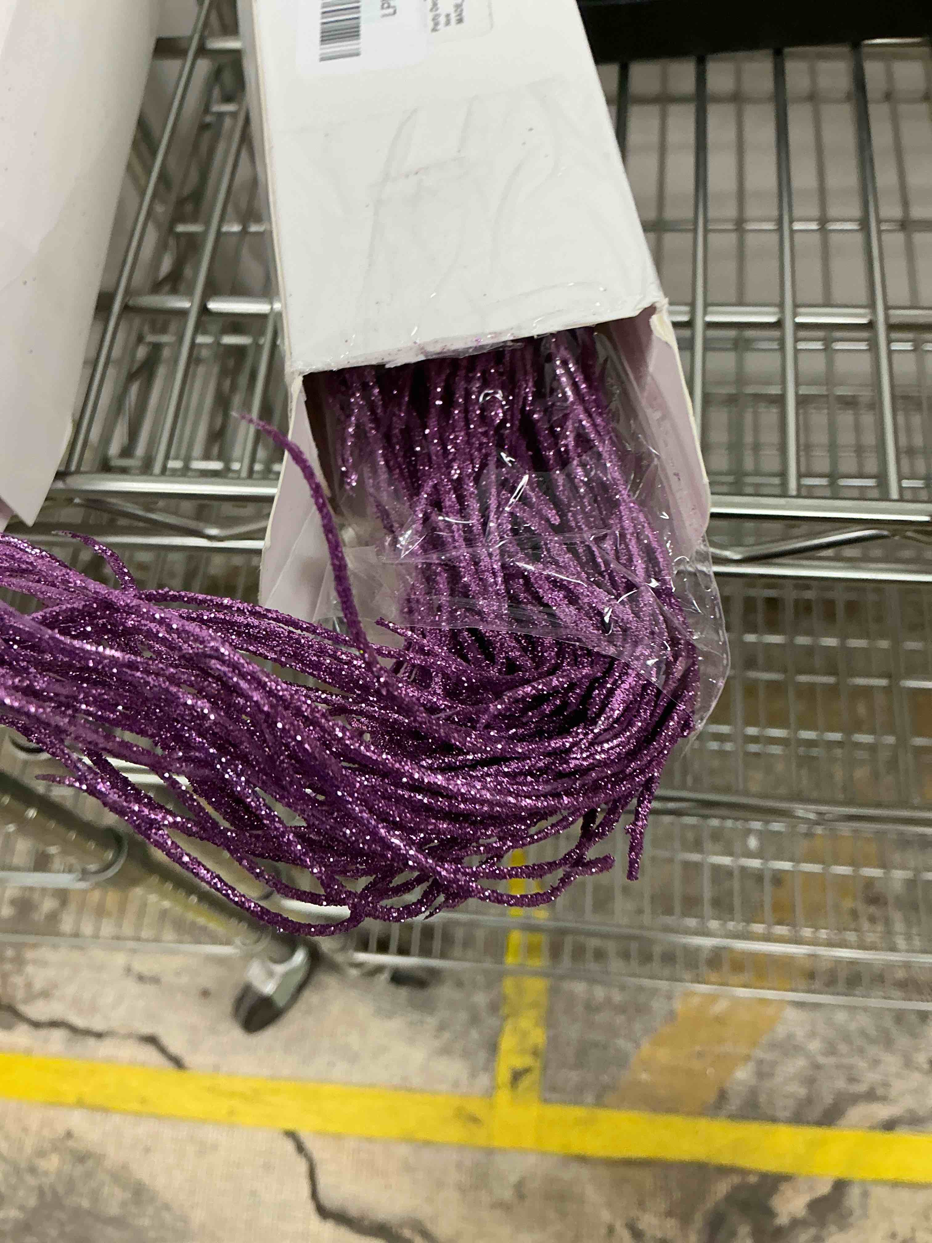 Condition photo showing New/Like New for Yunsailing Curly Willow Branches Halloween Picks Decorative Dried Artificial Twigs,18 Inch Fake Sticks Vintage Vines/Stems DIY Plants for Home Farmhouse Party Christmas Tree Decor (Purple,16 Pcs)