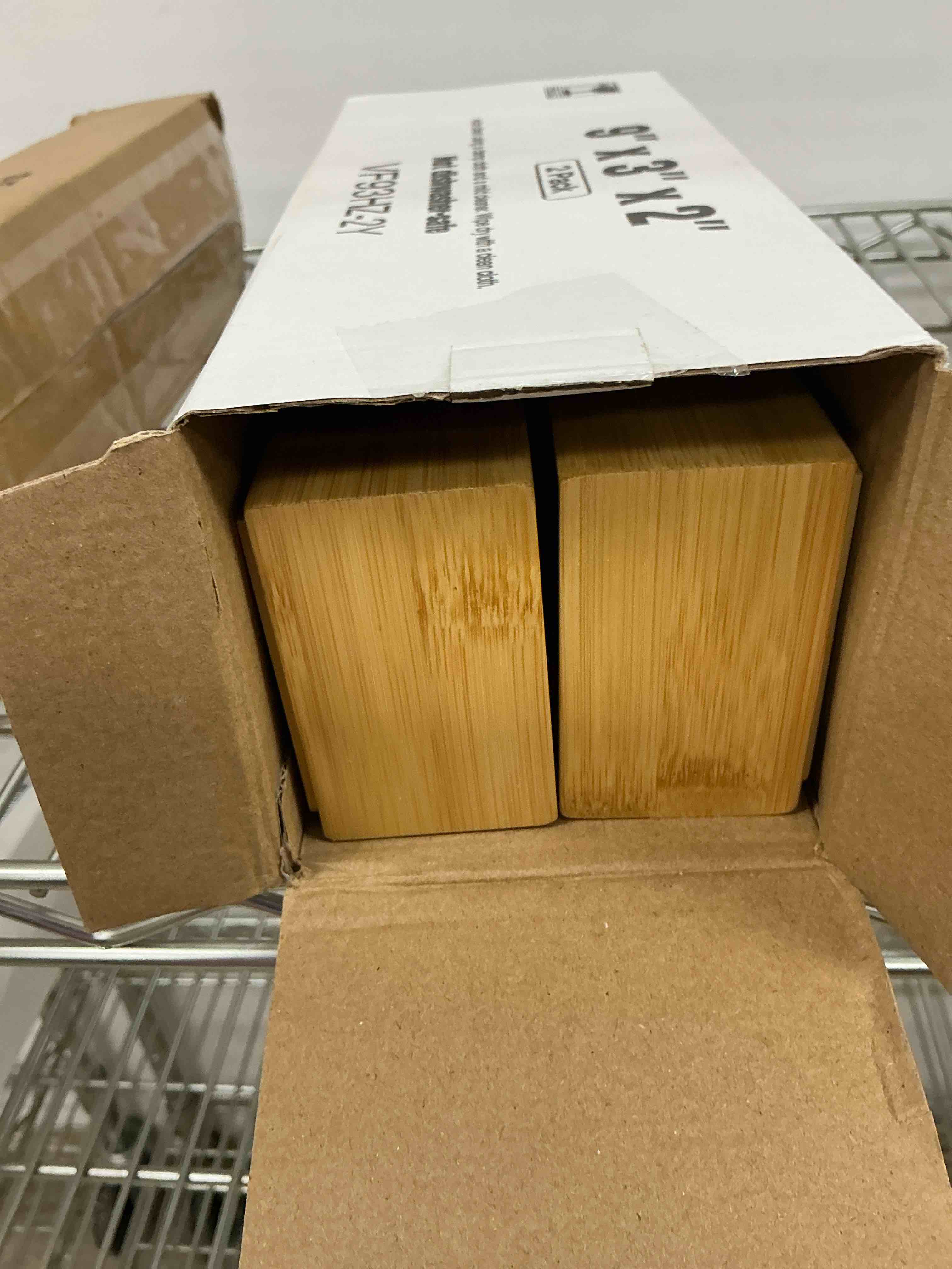 Condition photo showing New/Like New for Silverware Tray for Drawer, Stackable Kitchen Bamboo Drawer Organizer 9" x 3" x 2" Set of 2