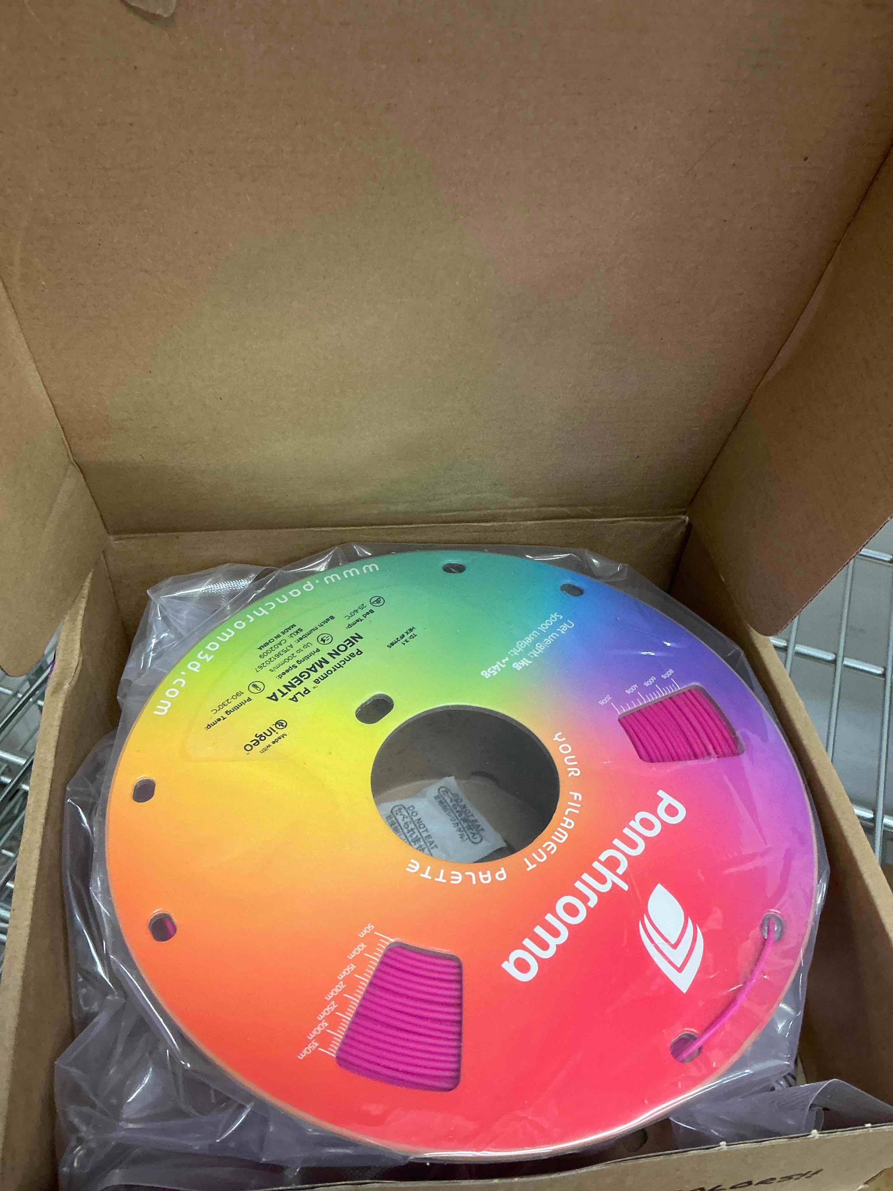 Condition photo showing New/Like New for Polymaker Panchroma Neon PLA Filament, Neon Magenta 1.75mm 3D Printing Filament, 3D Printer PLA Fila