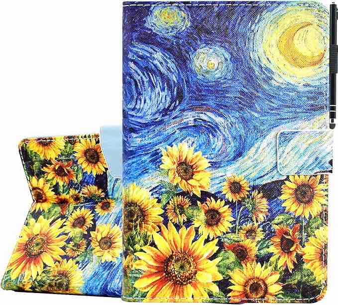 Condition photo showing New/Like New for KEROM for iPad 9.7 inch Case iPad 6th/5th Generation Case 2018 2017, PU Leather Folio Stand Cute Pro