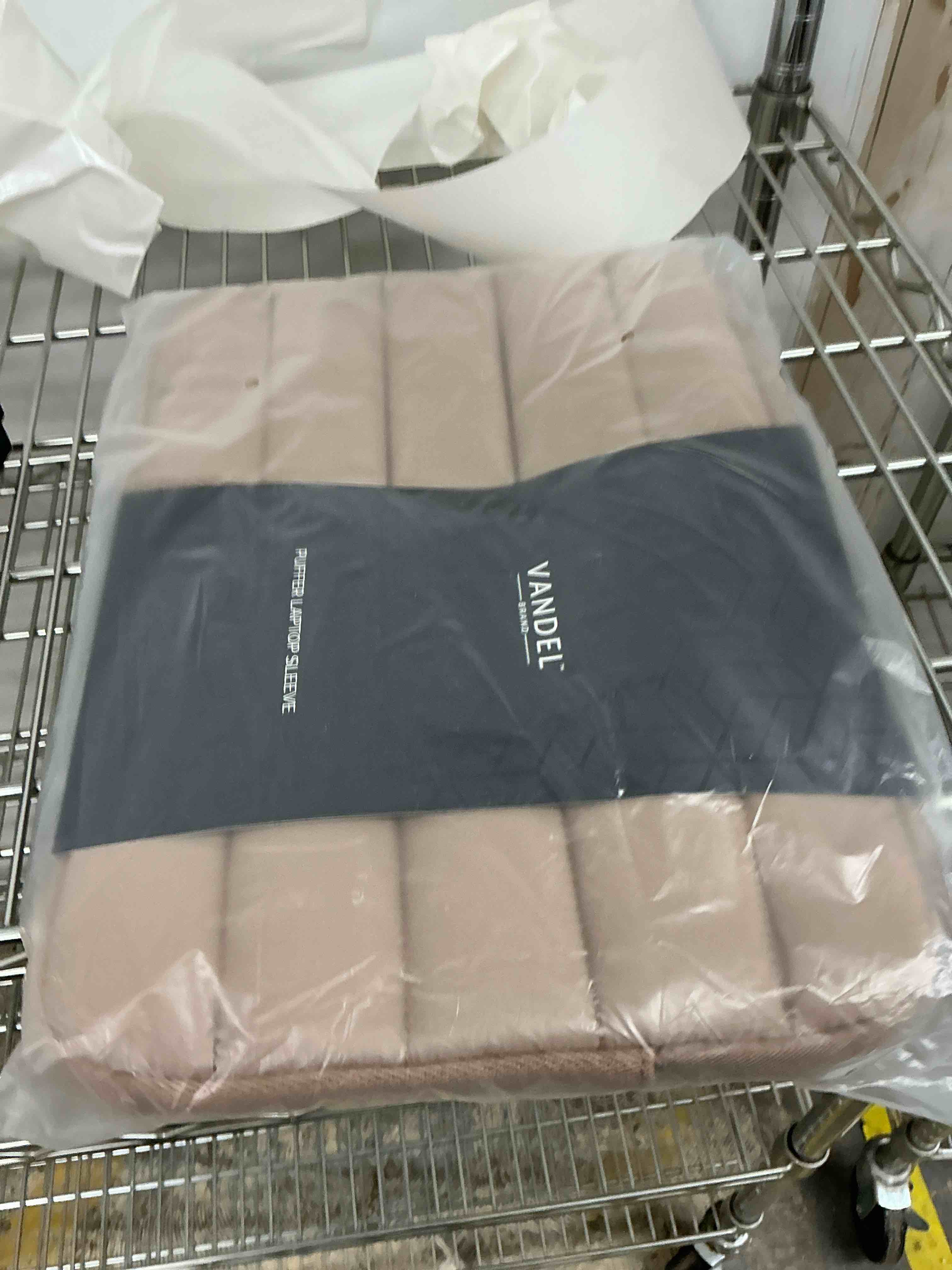 Condition photo showing New/Like New for Vandel Puffy Laptop Sleeve 13-14 Inch Laptop Sleeve. Latte Cute Laptop Sleeve for Women. Carrying Case Laptop Cover for MacBook Pro 14 Inch Laptop Sleeve, MacBook Air M2 Sleeve 13 Inch, iPad Pro 12.9