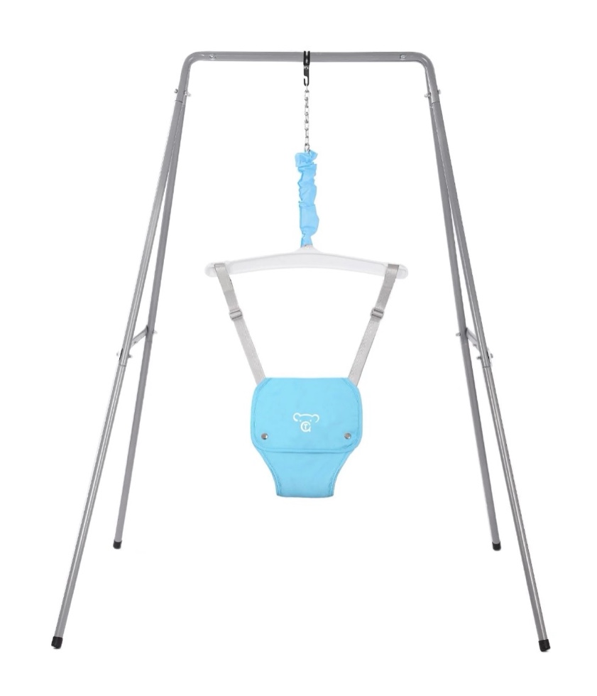 Condition photo showing New/Like New for G TALECO GEAR Baby Jumper with Stand, Baby Bouncers and Jumpers for Baby Boys/Girls 6-24 Months, Easy to Assemble, Blue
