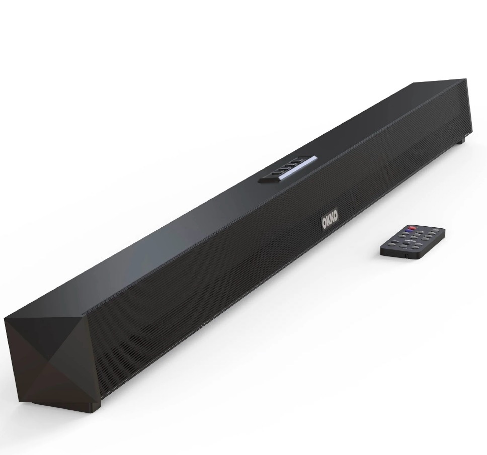 Okko ClearWave Soundbar  37-inch Mountable Bluetooth Sound Bar Speaker with Remote Control