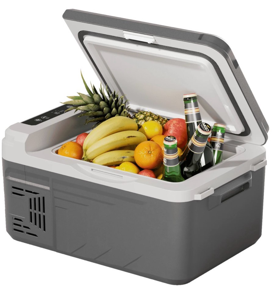 Simzlife 12 Volt Refrigerator, 11 Quart (10L) Car Fridge, Car Refrigerator -4?~68?, Portable Freezer for RV, Camping, Travel